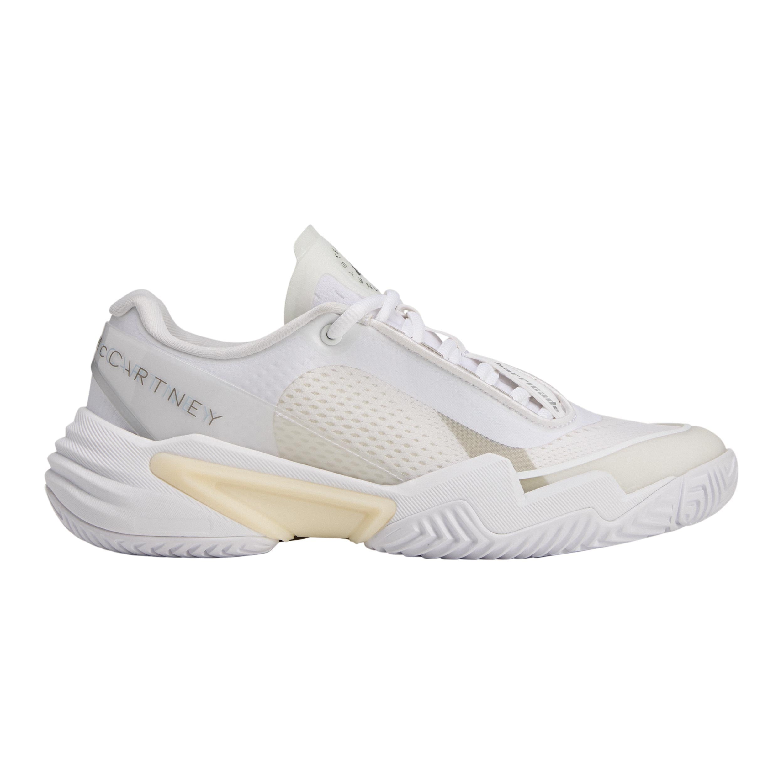 adidas ASMC Barricade Allcourt schoen Dames - lichtgrijs, geel