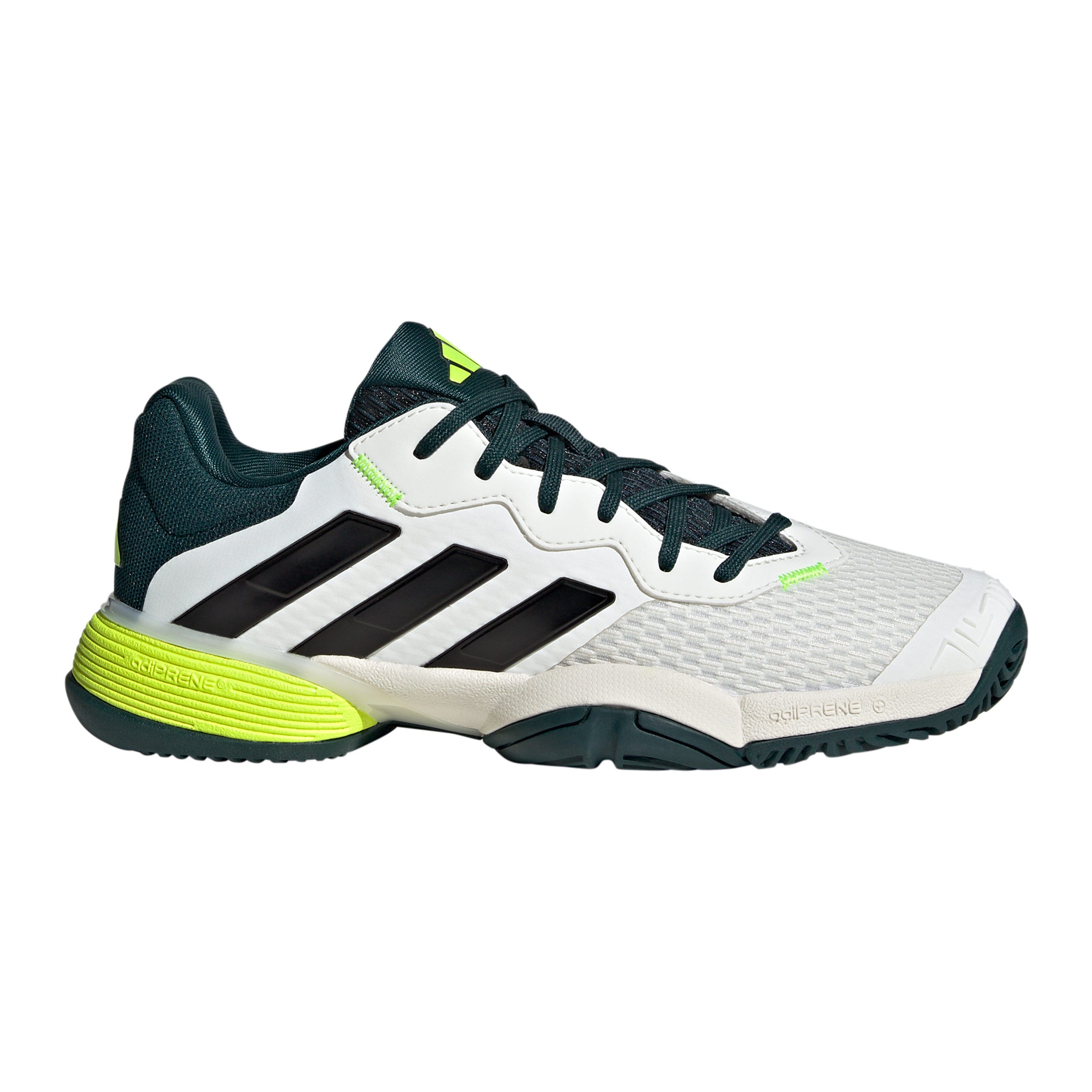 adidas Barricade Allcourt schoen Kinderen - crème, donkergroen