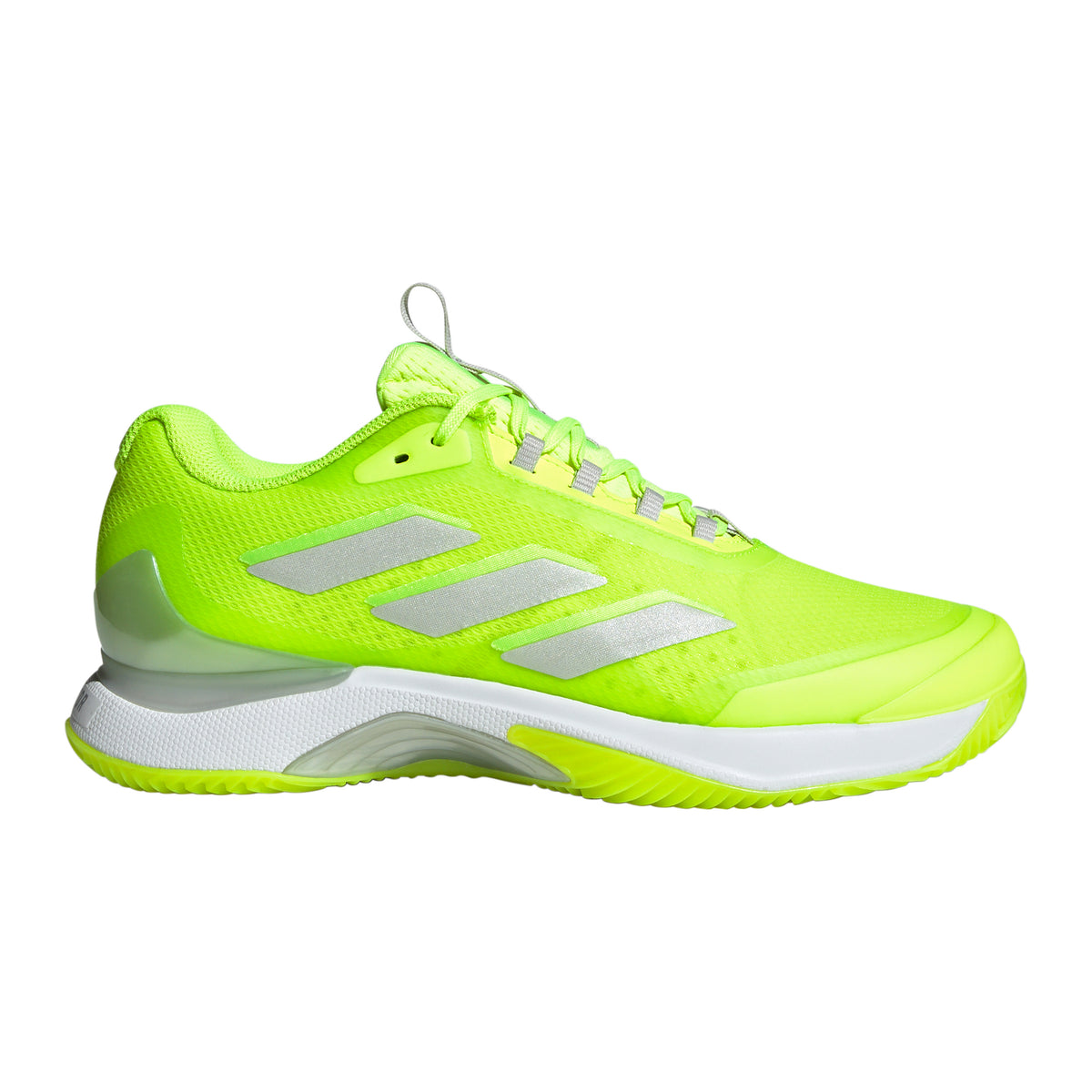 adidas Avacourt 2 Gravelschoen Dames - limoen, wit