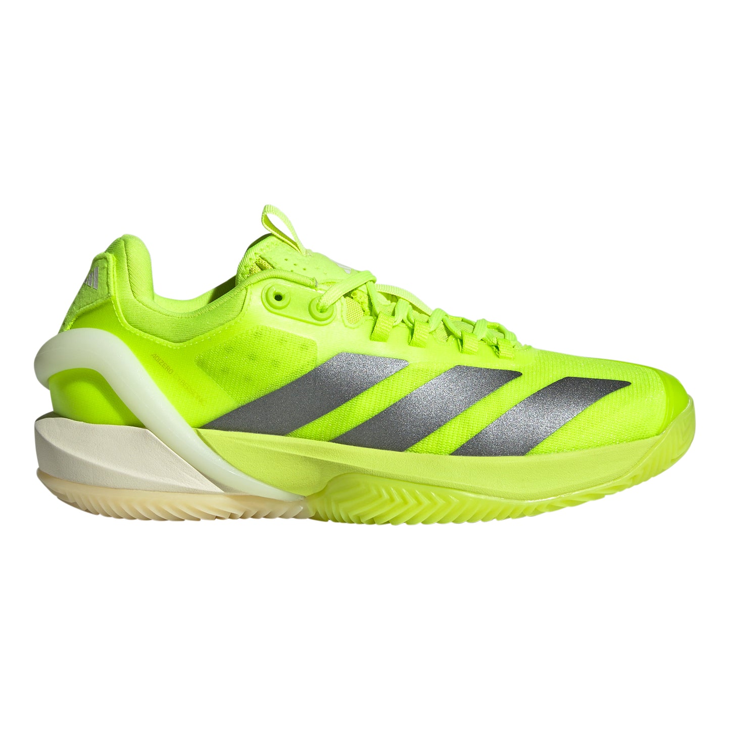 adidas adizero Cybersonic Gravelschoen Dames - limoen, zilver