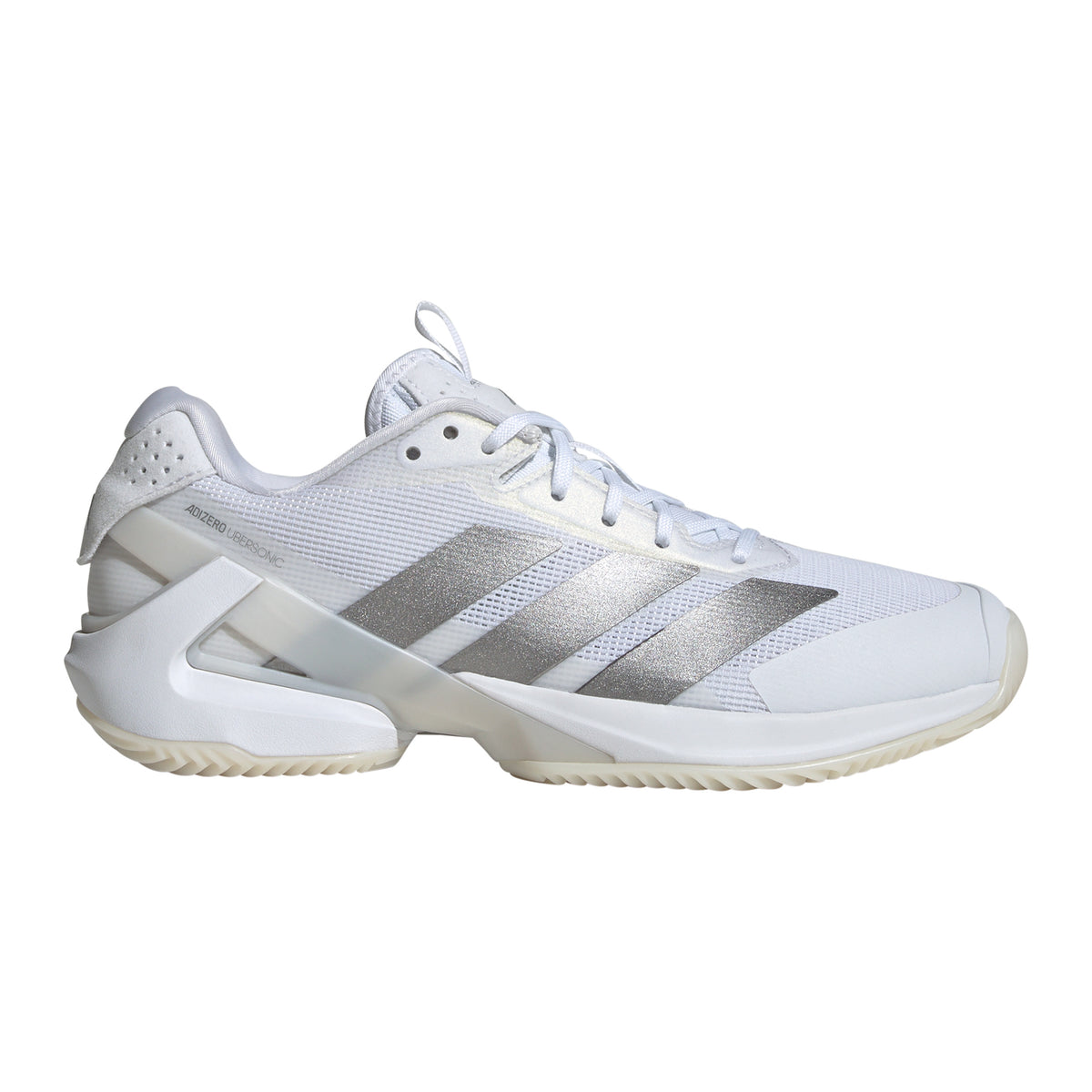 adidas adizero Ubersonic 5 Gravelschoen Dames - wit, zilver