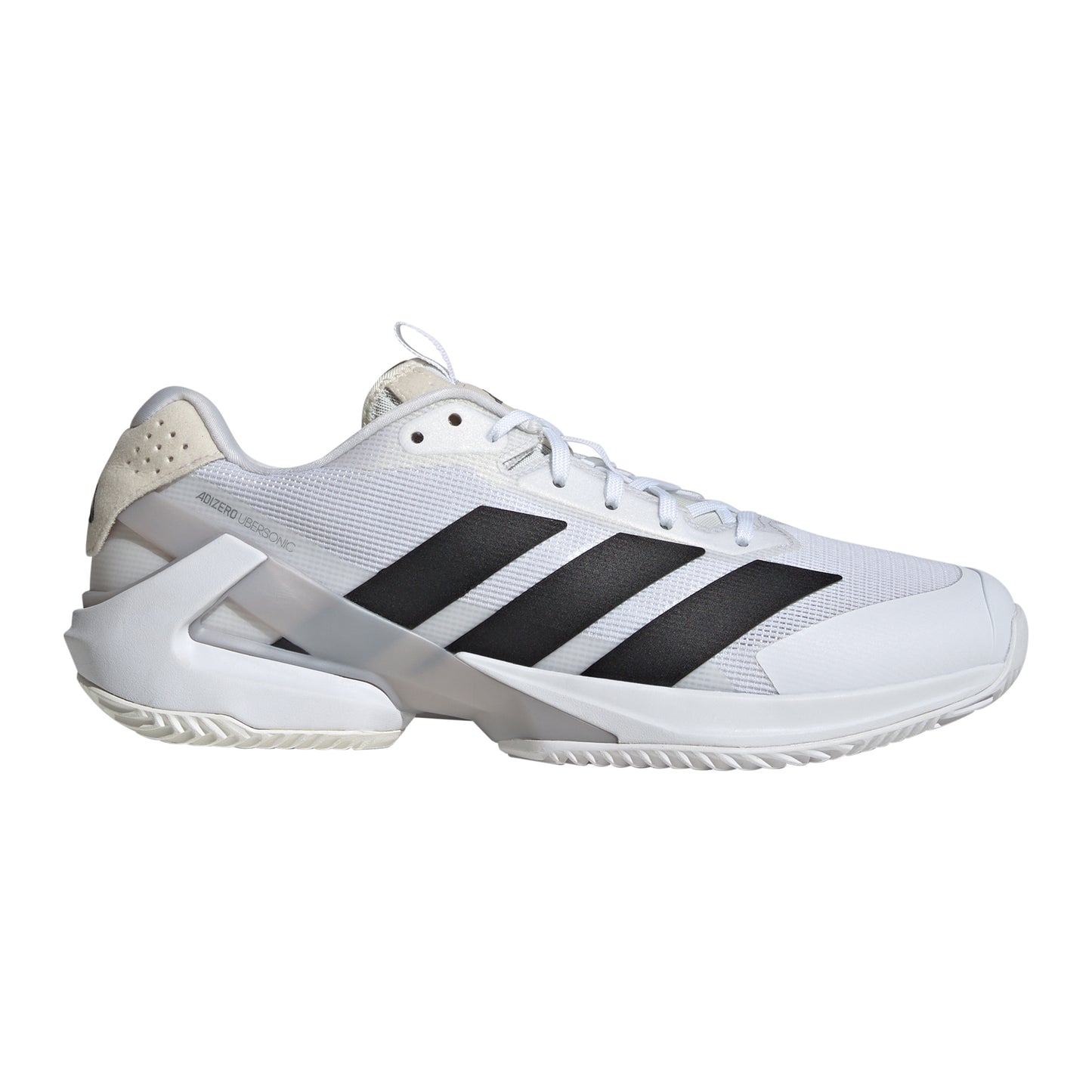 adidas adizero Ubersonic 5 Gravelschoen Heren - wit, zwart