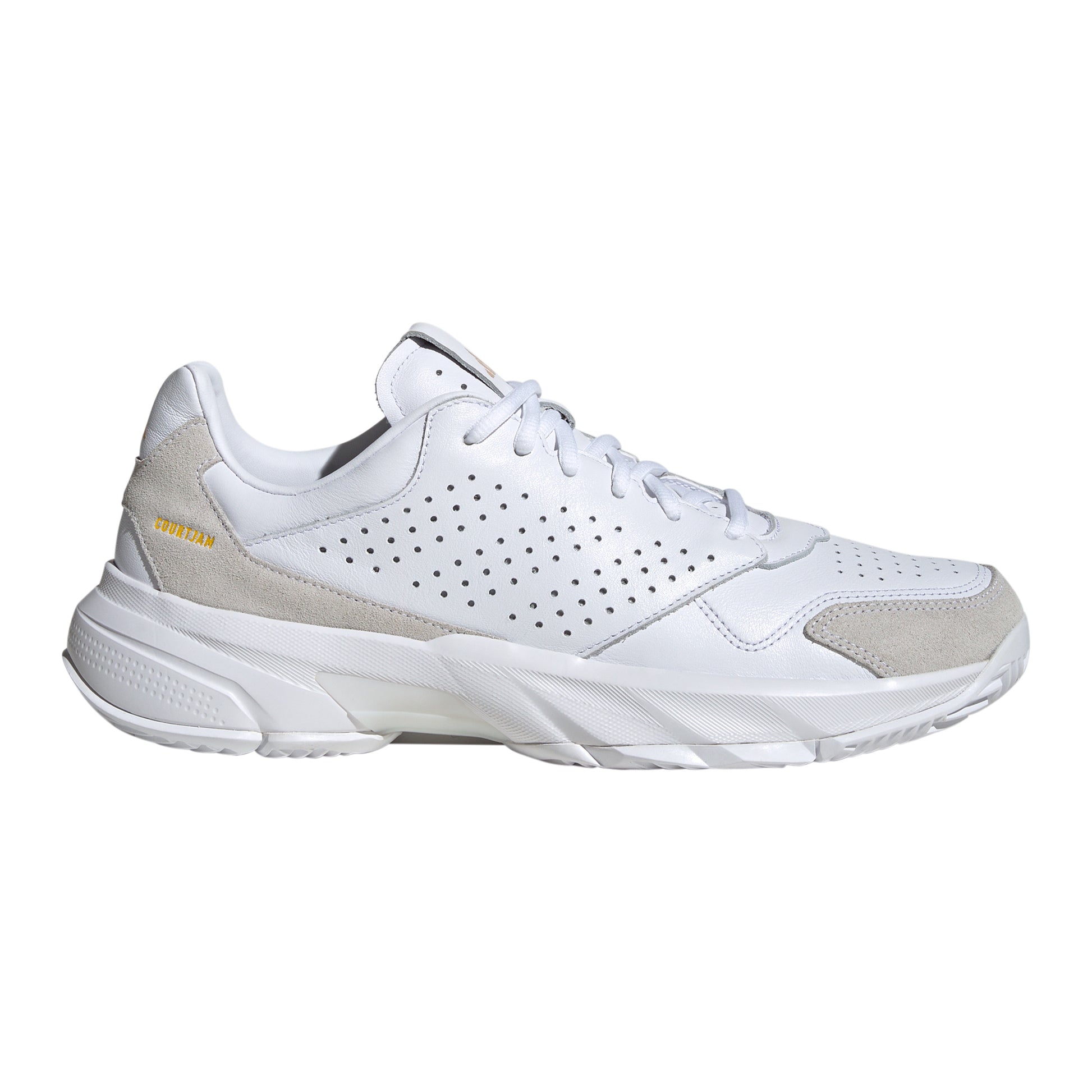 adidas CourtJam Control 3 Chaussures toutes surfaces Hommes - blanc, beige
