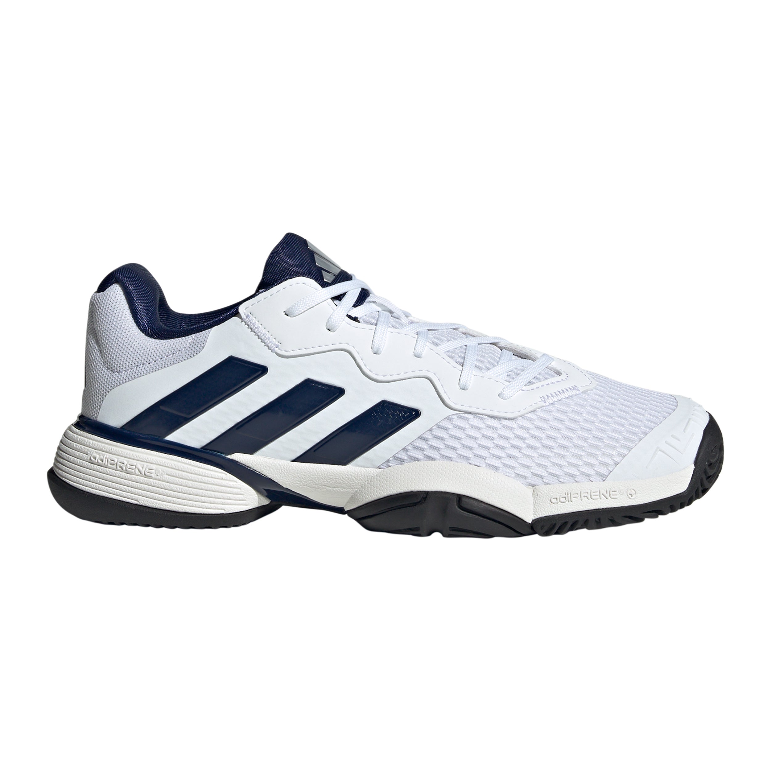adidas Barricade Allcourt schoen Kinderen - wit, zwart