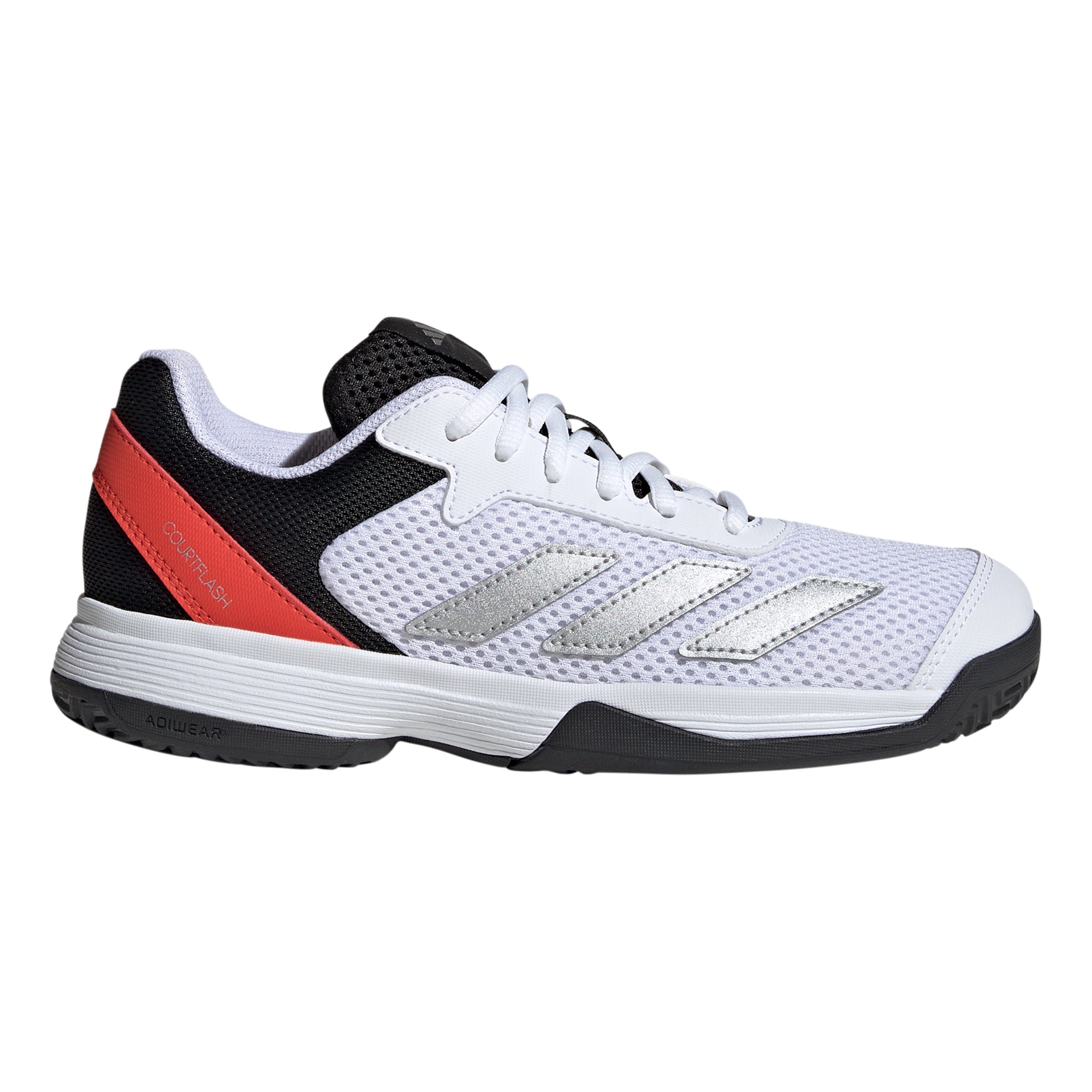 adidas Courtflash Allcourt schoen Kinderen - wit, zwart