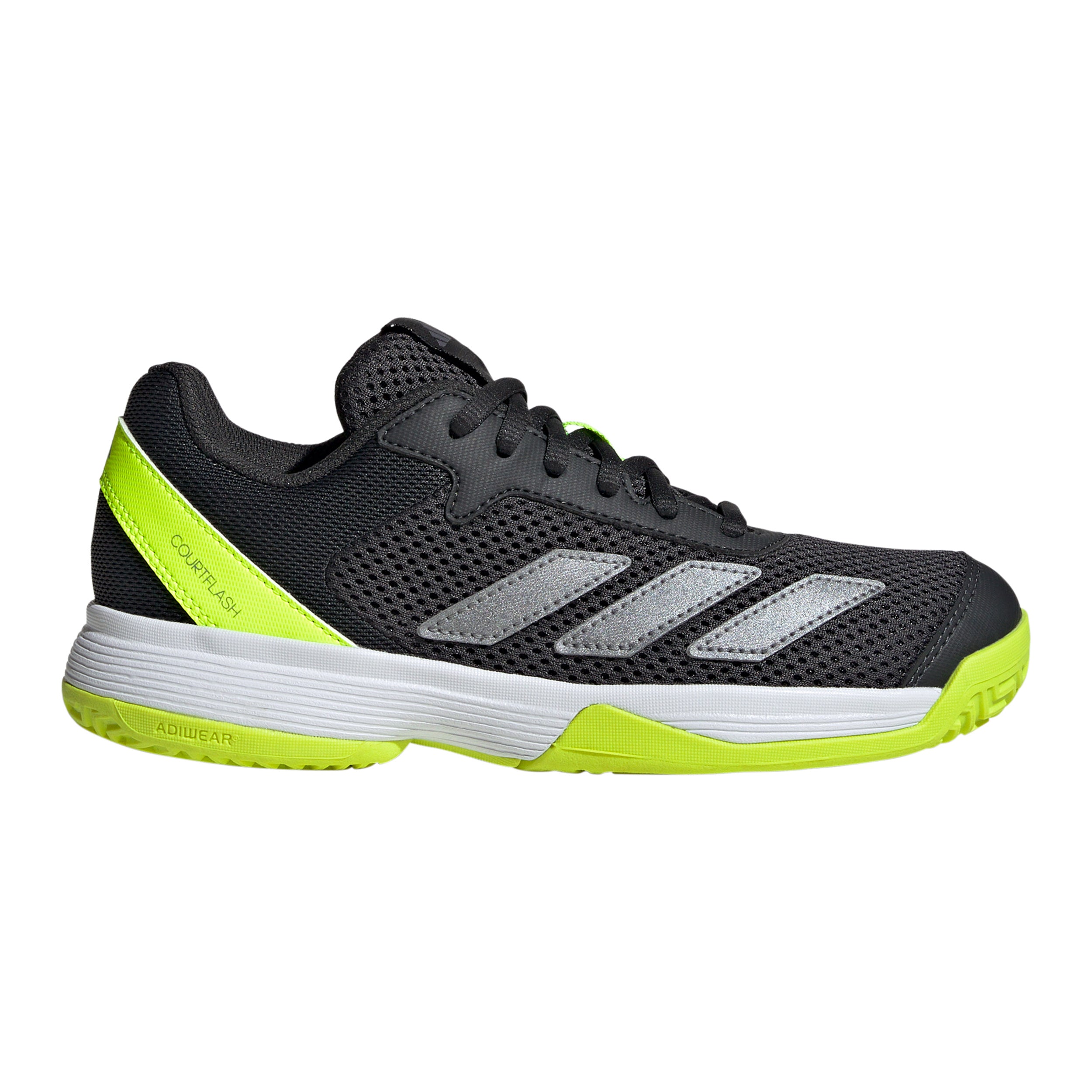 adidas Courtflash Allcourt schoen Kinderen - zwart, limoen