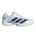adizero Ubersonic 5 Gravelschoen Dames - wit, donkerblauw