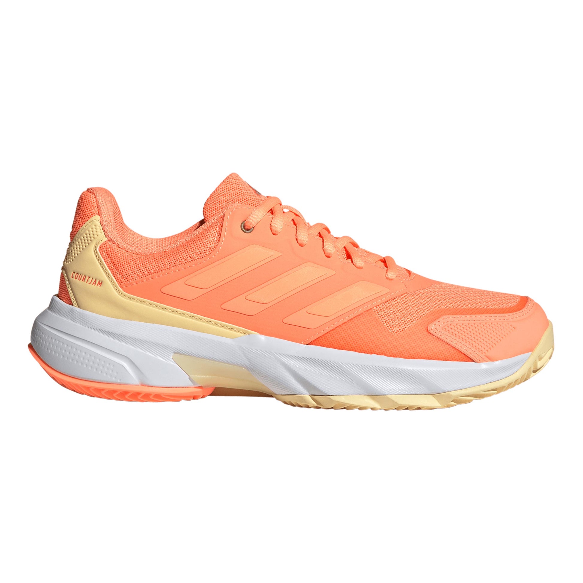 adidas CourtJam Control 3 Gravelschoen Dames - oranje, geel
