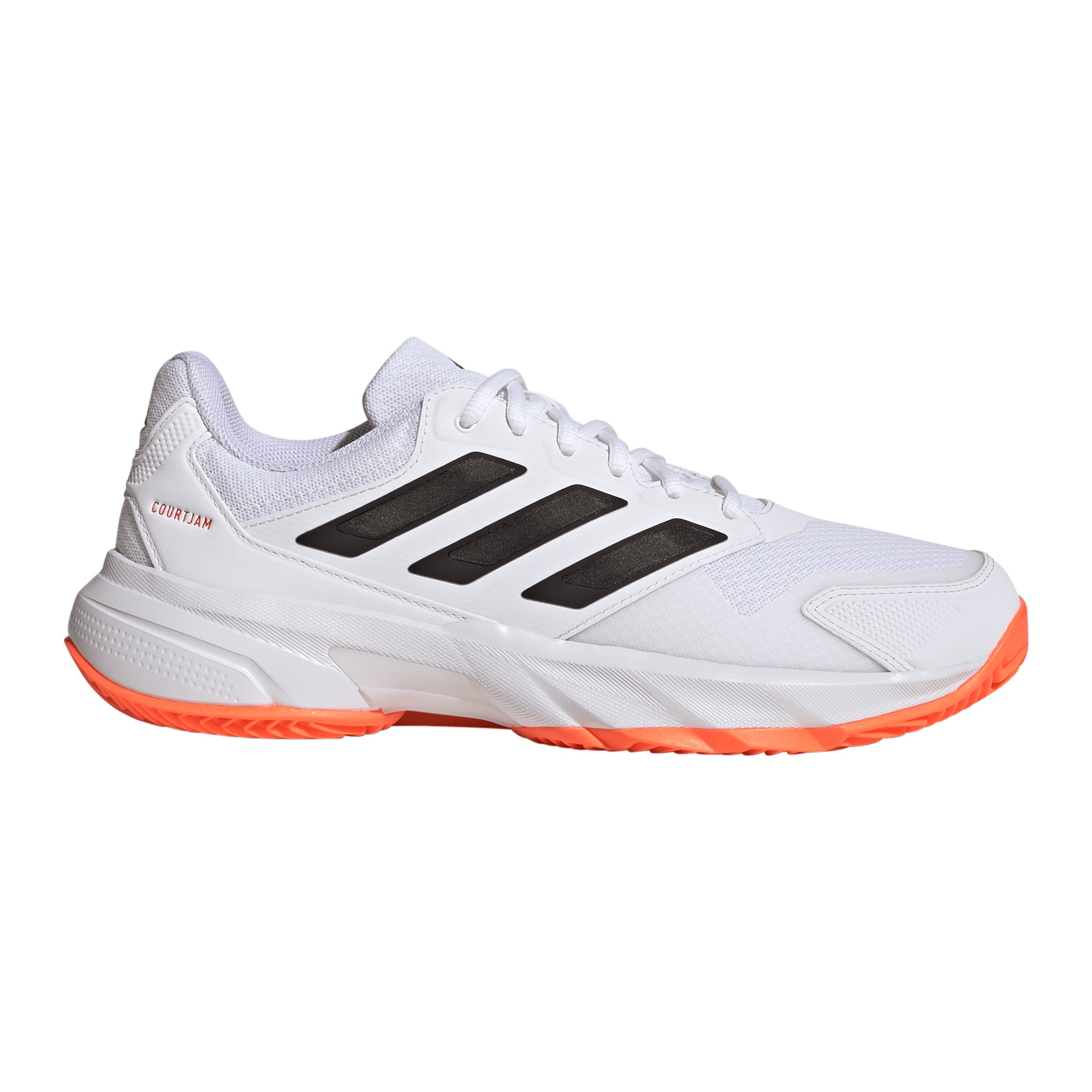 adidas CourtJam Control 3 Chaussures toutes surfaces Hommes - blanc, orange