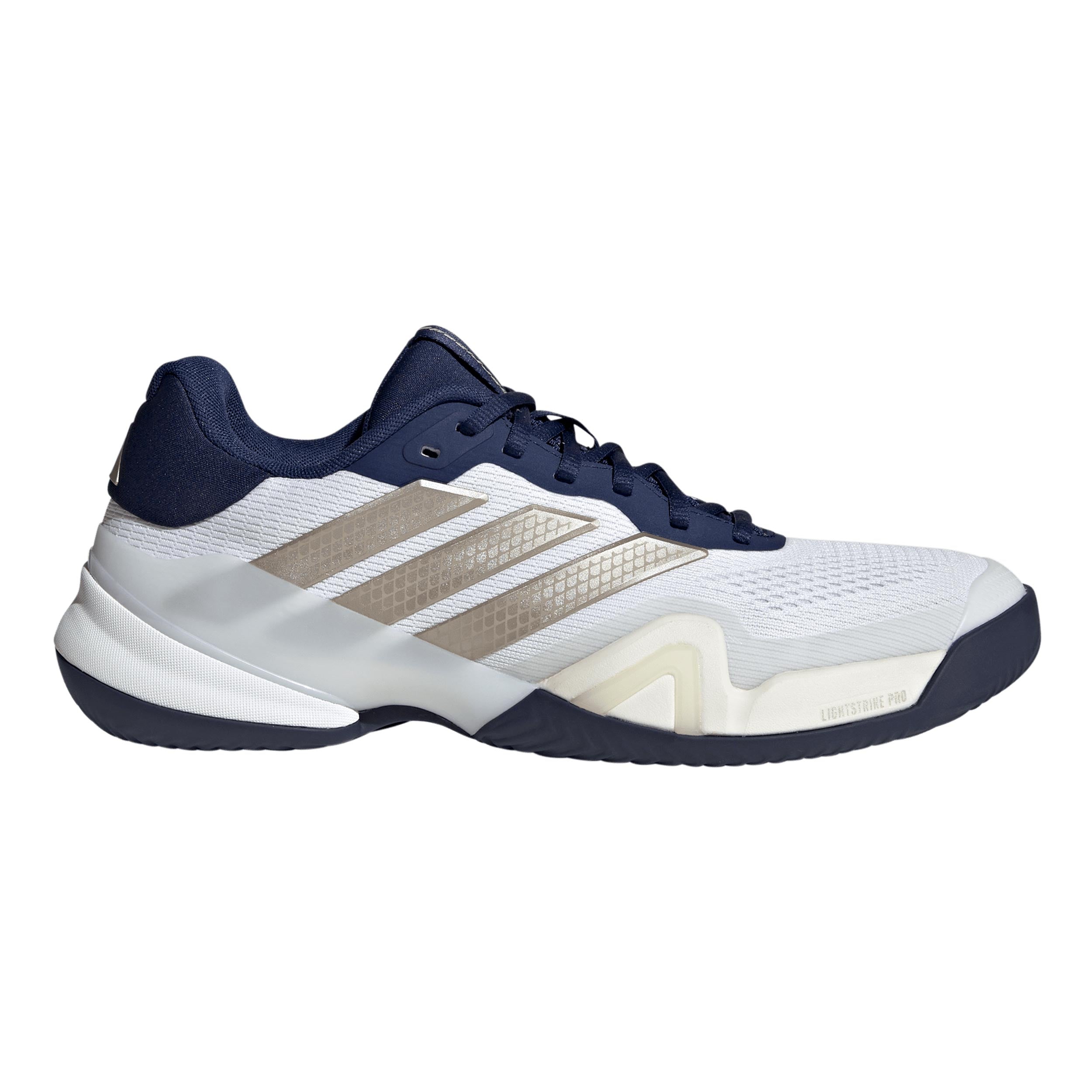 adidas Barricade 14 Chaussure terre battue Hommes - gris clair, bleu foncé
