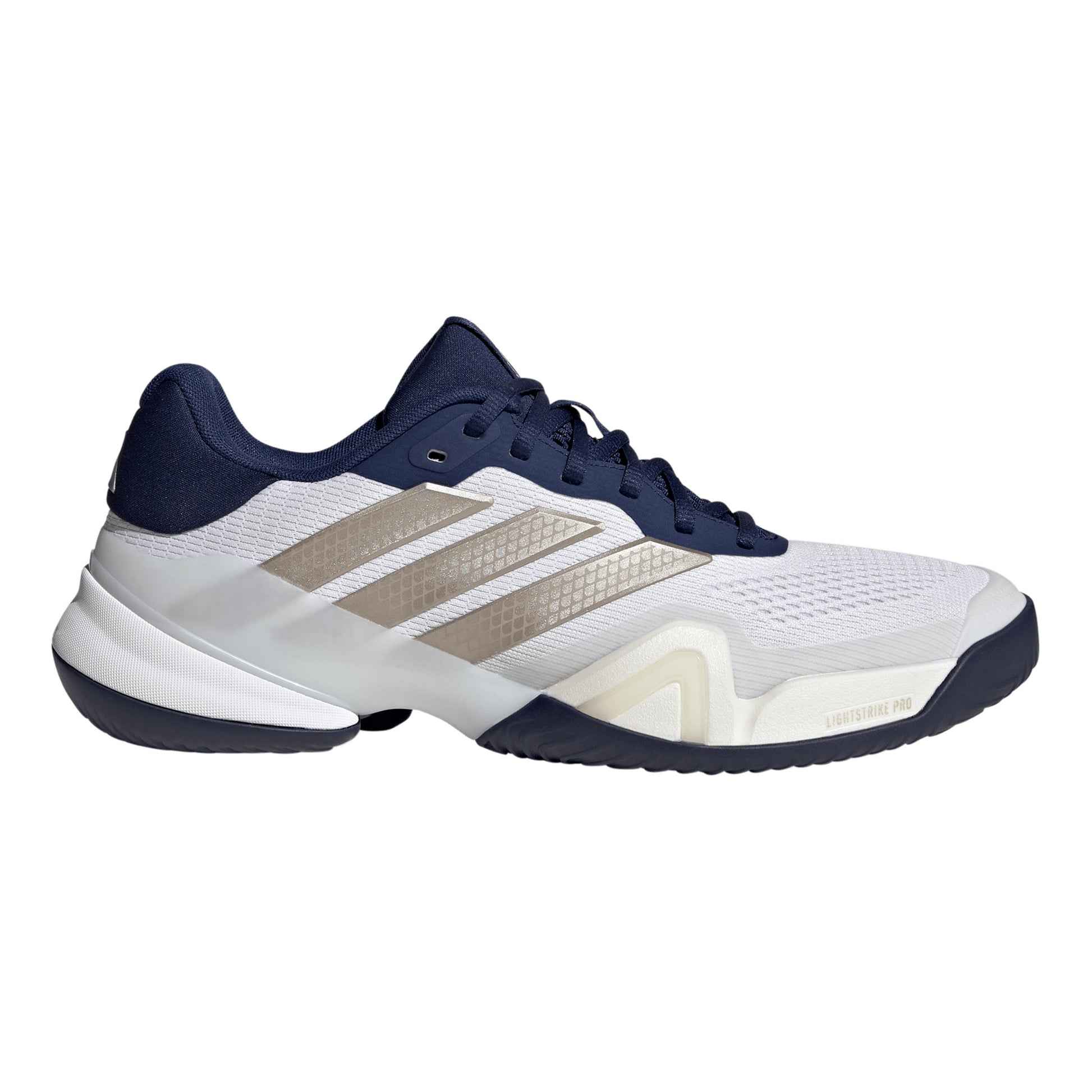 adidas Barricade 14 Chaussures toutes surfaces Hommes - blanc, bleu foncé