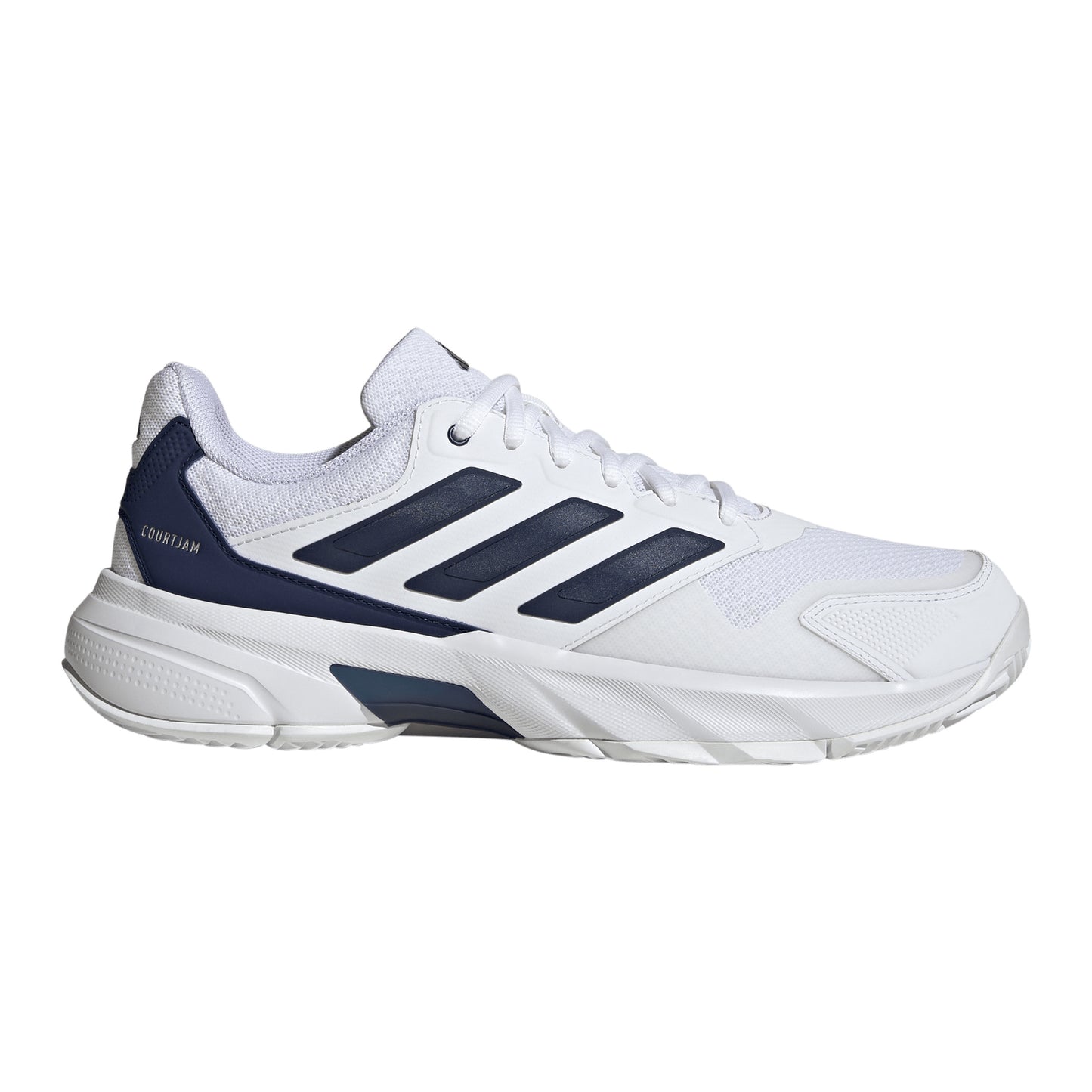 adidas CourtJam Control 3 Allcourt schoen Heren - wit, donkerblauw