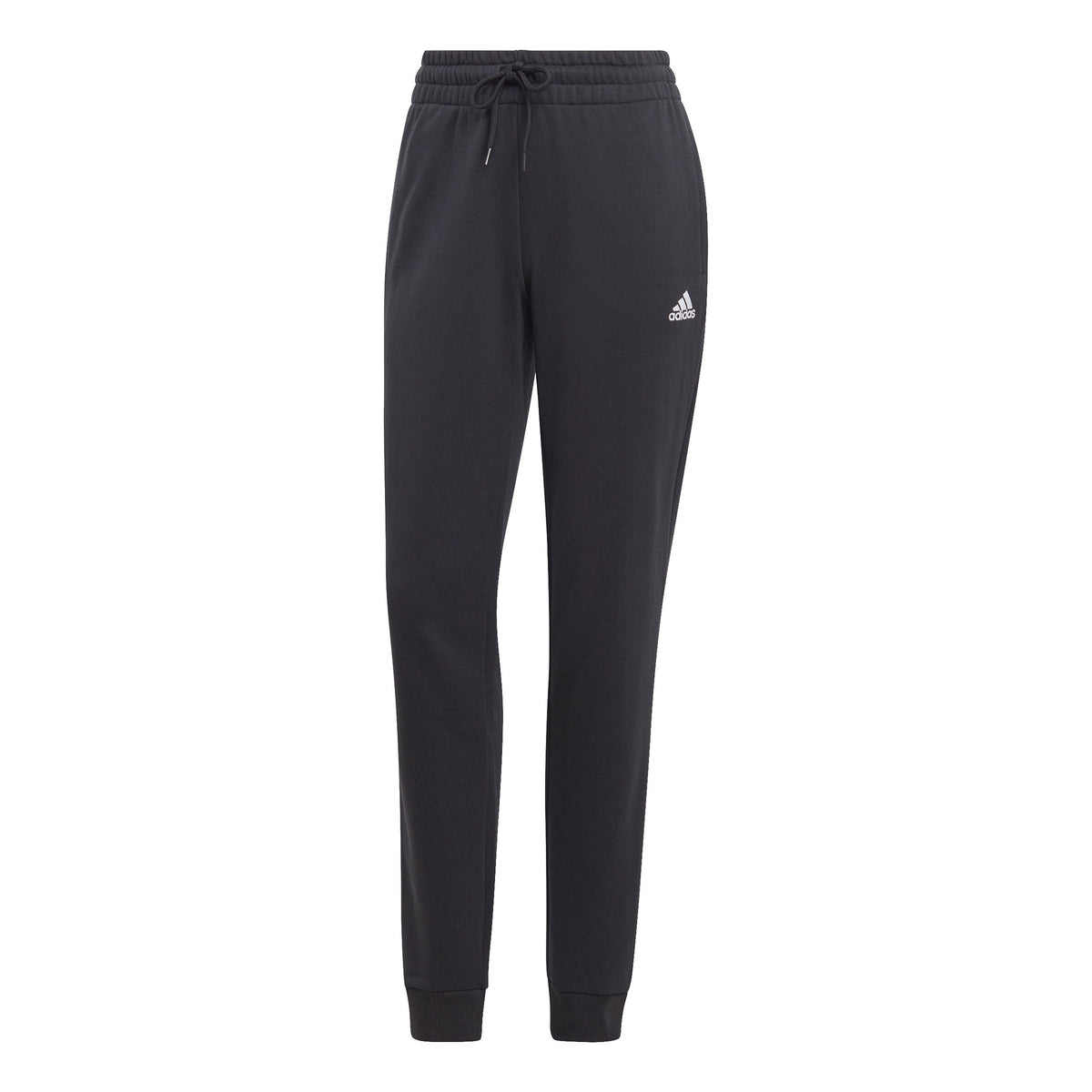 adidas Essentials Linear French Terry Cuffed Trainingsbroek Dames-Zwart,Wit