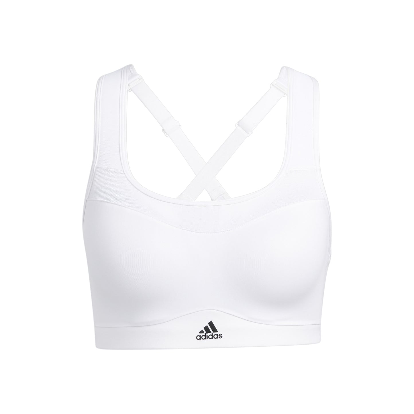 adidas TLRDIM HS Sport-bh Dames - wit, zwart