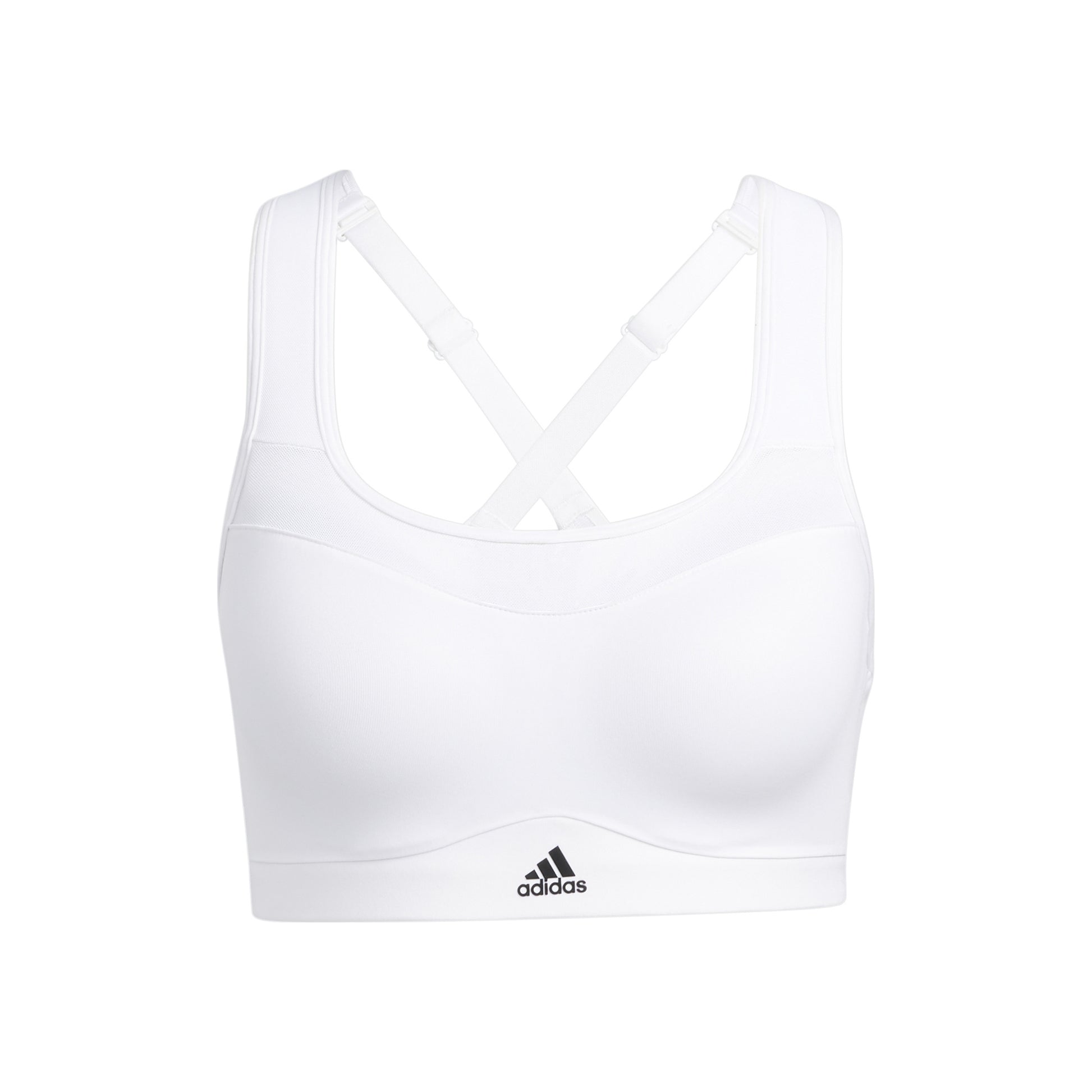 adidas TLRDIM HS Sport-bh Dames - wit, zwart