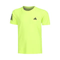 Club 3 Stripes T-shirt Jongens - neongeel,