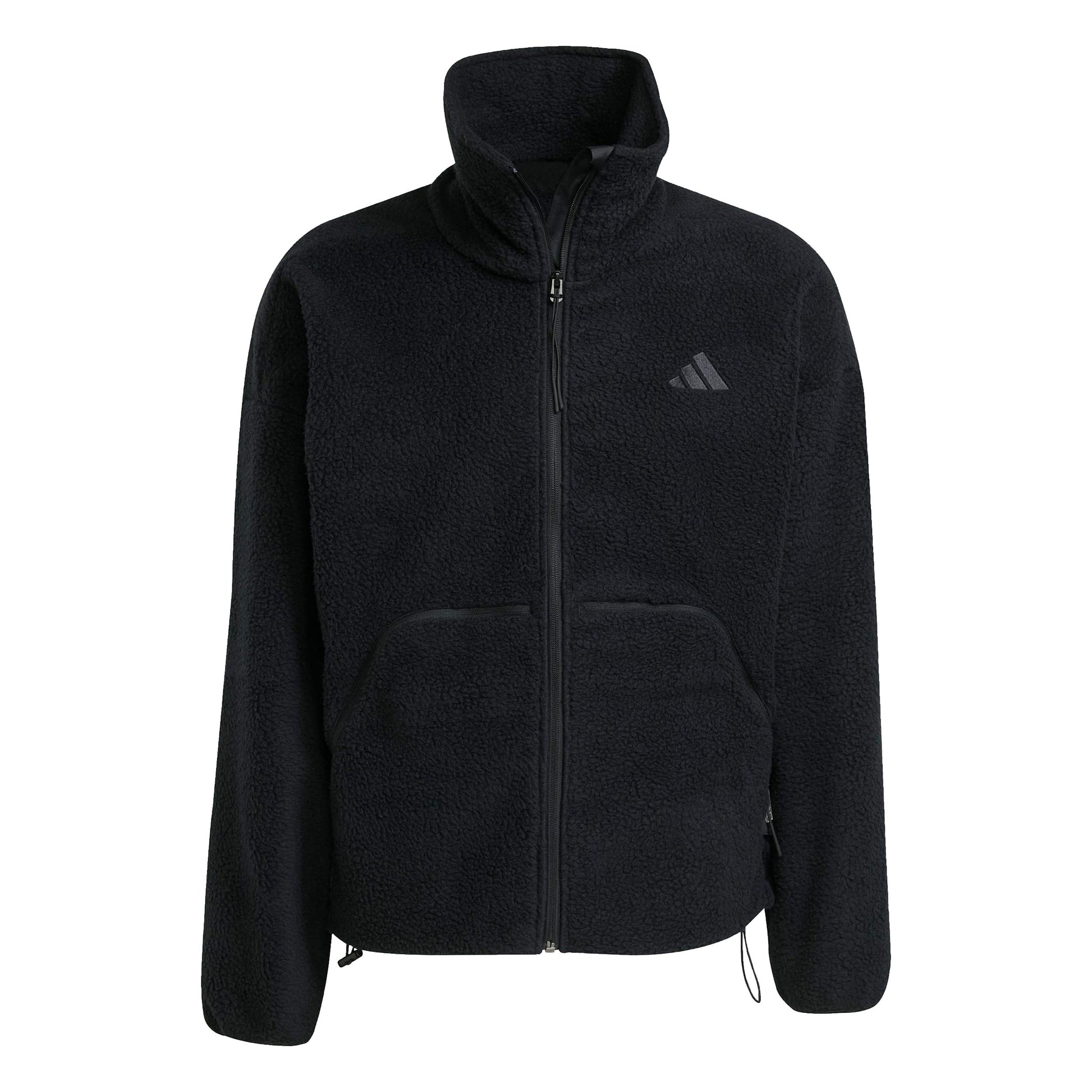 adidas Fleece Full-Zip Trainingsjack Heren-zwart