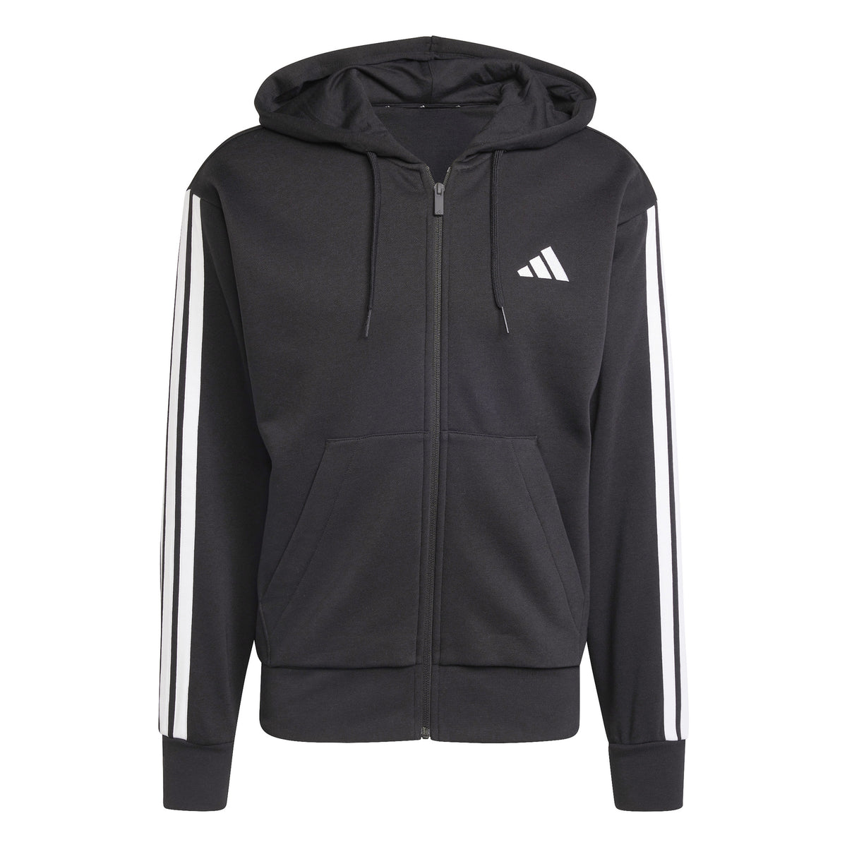 adidas Essentials 3 Stripes Sportjas Heren - zwart, wit
