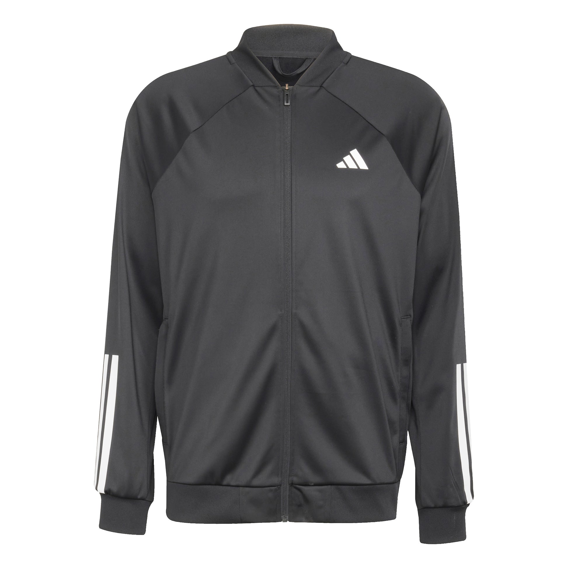 adidas 3Stripes Knit Trainingsjack Heren - zwart, wit
