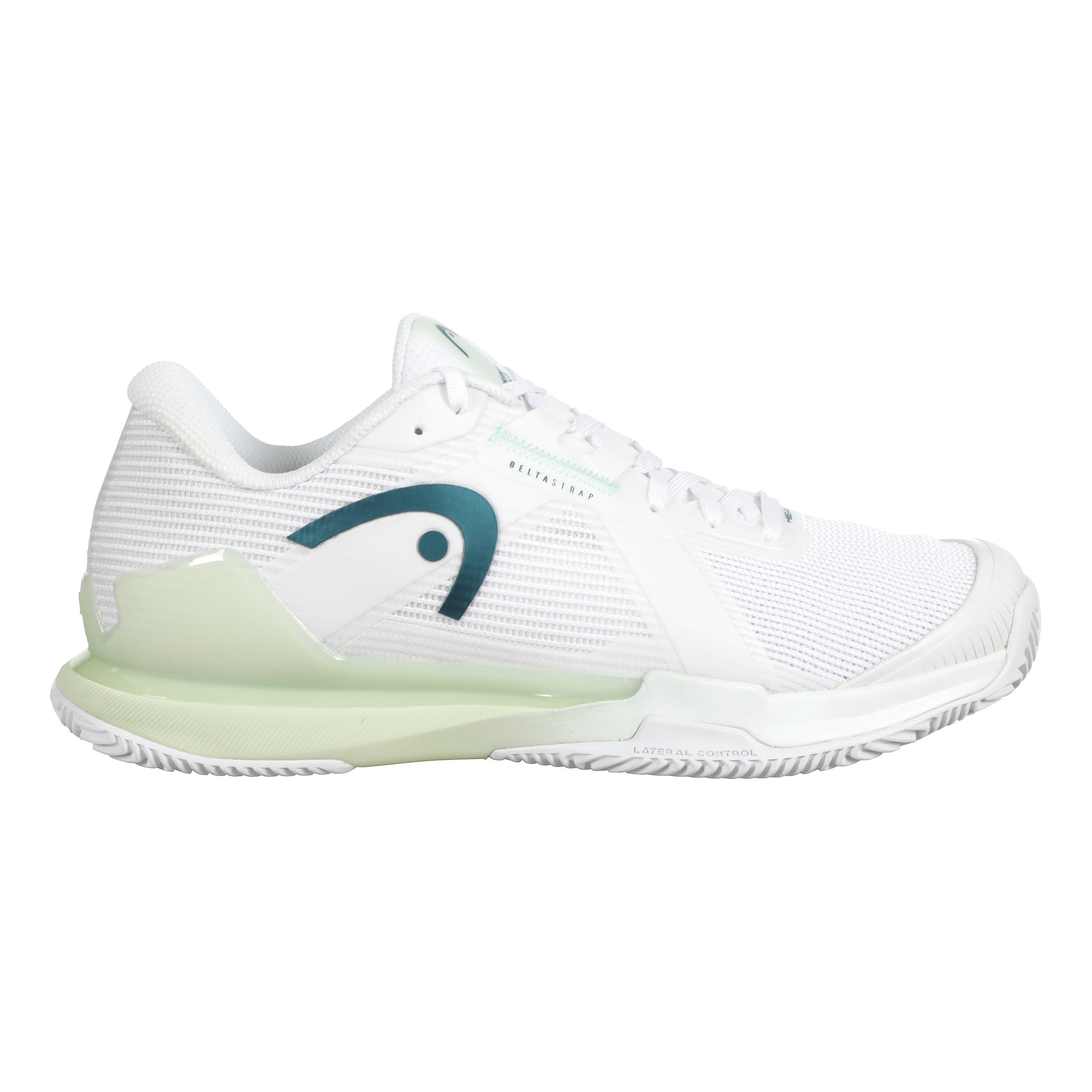 HEAD Sprint Pro 4.0 Chaussure Terre Battue Femmes-Blanc,Vert Clair