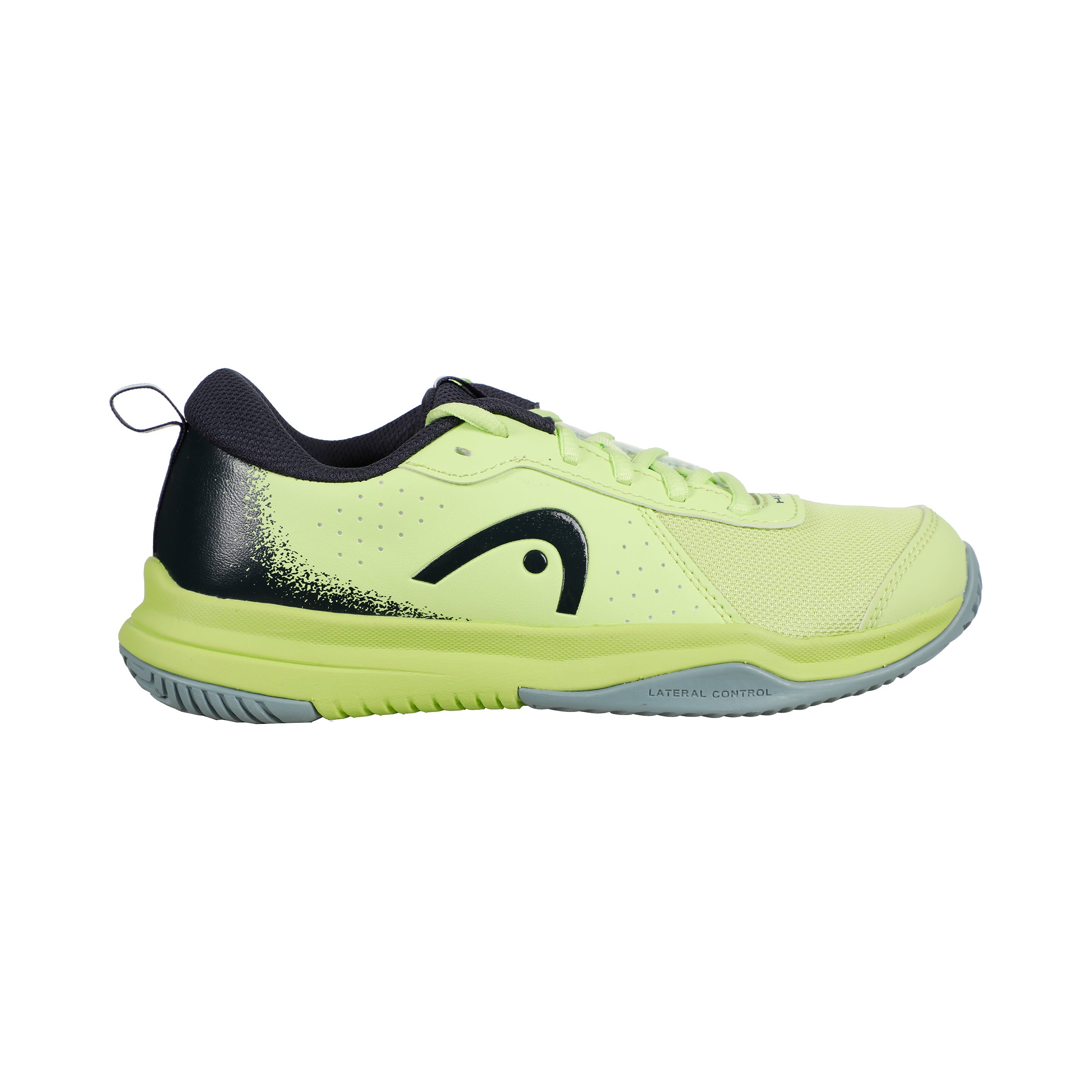 HEAD Sprint Court 4.0 Chaussures Toutes Surfaces Enfants-Jaune Lemon, Bleu Foncé