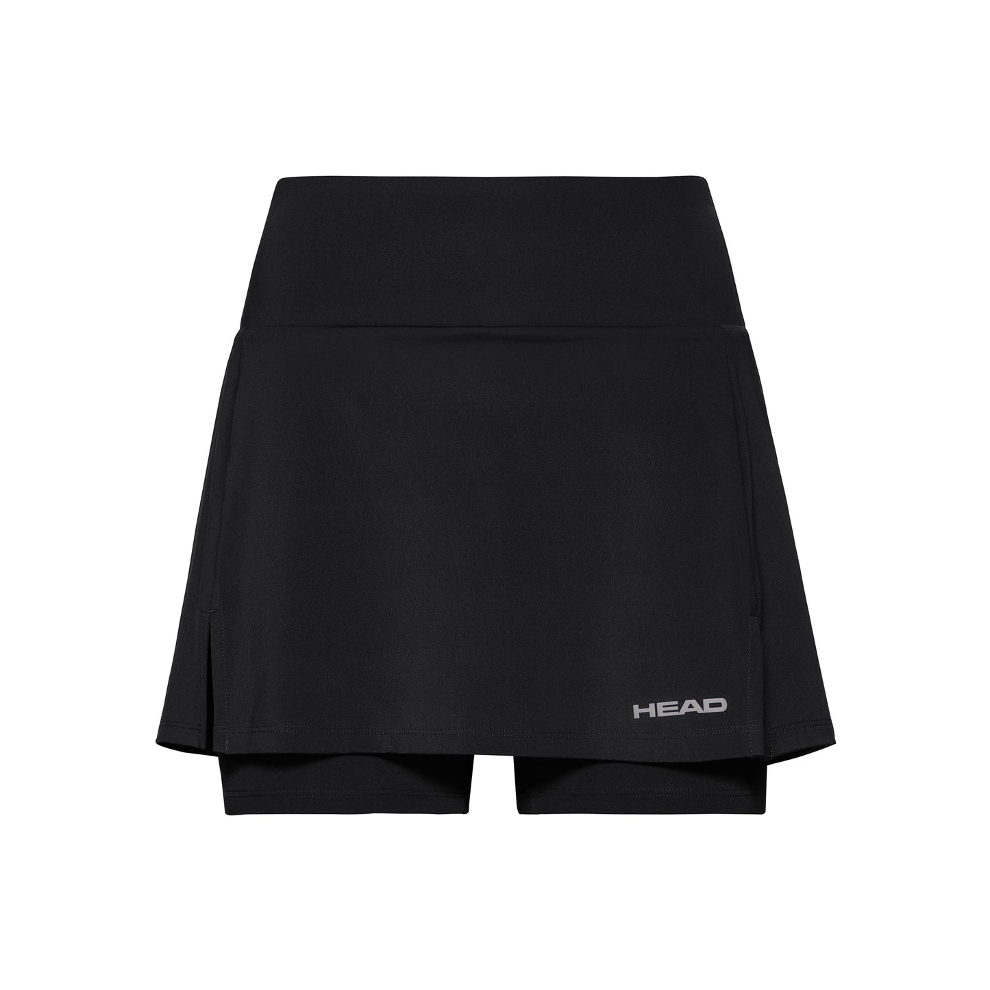 HEAD Club Basic Long Jupe Femmes-Noir,Argent