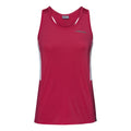 Club Tanktop Meisjes - berry, wit
