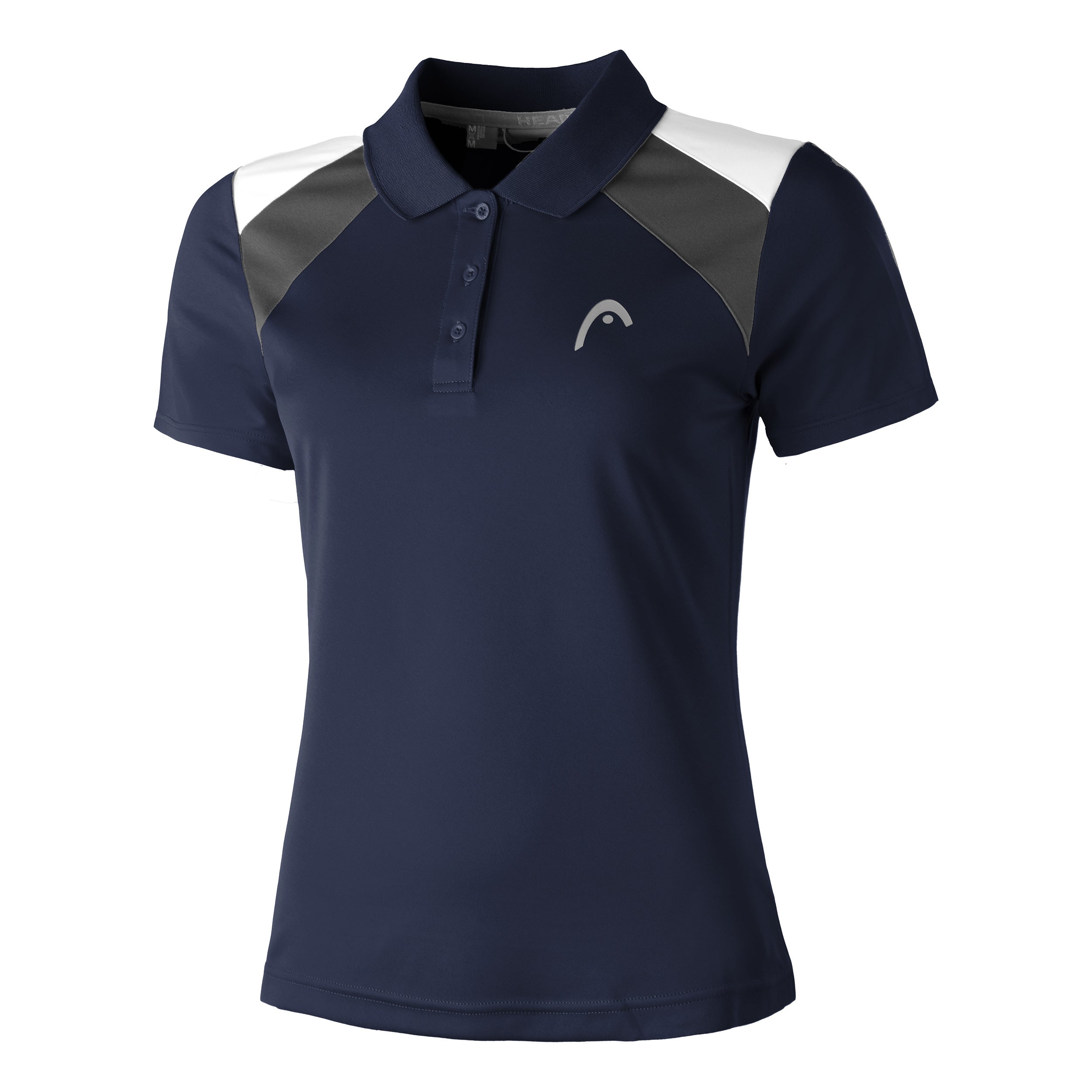 HEAD Club 22 Polo Dames - donkerblauw, grijs