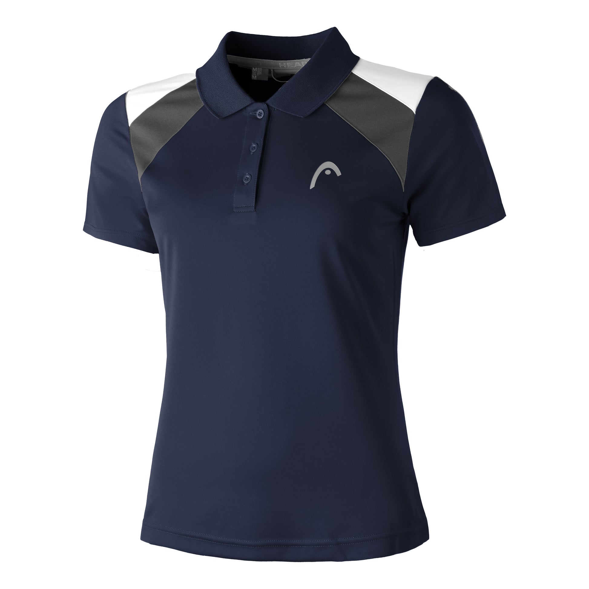 HEAD Club 22 Polo Dames - donkerblauw, grijs