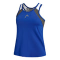 22 Tanktop Dames - blauw,
