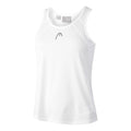 22 Tanktop Dames - wit,