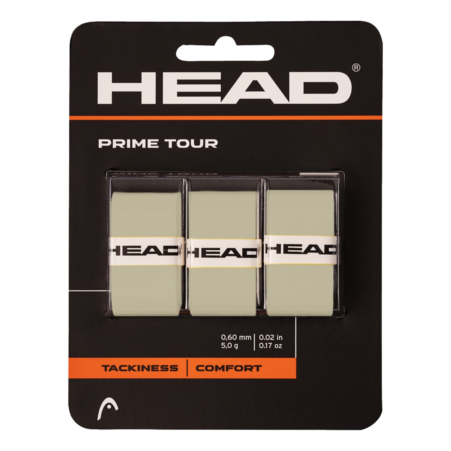 HEAD Prime Tour Verpakking 3 stuks - grijs