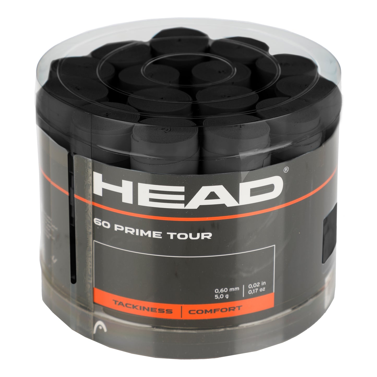 HEAD Prime Tour Verpakking 60 stuks - zwart
