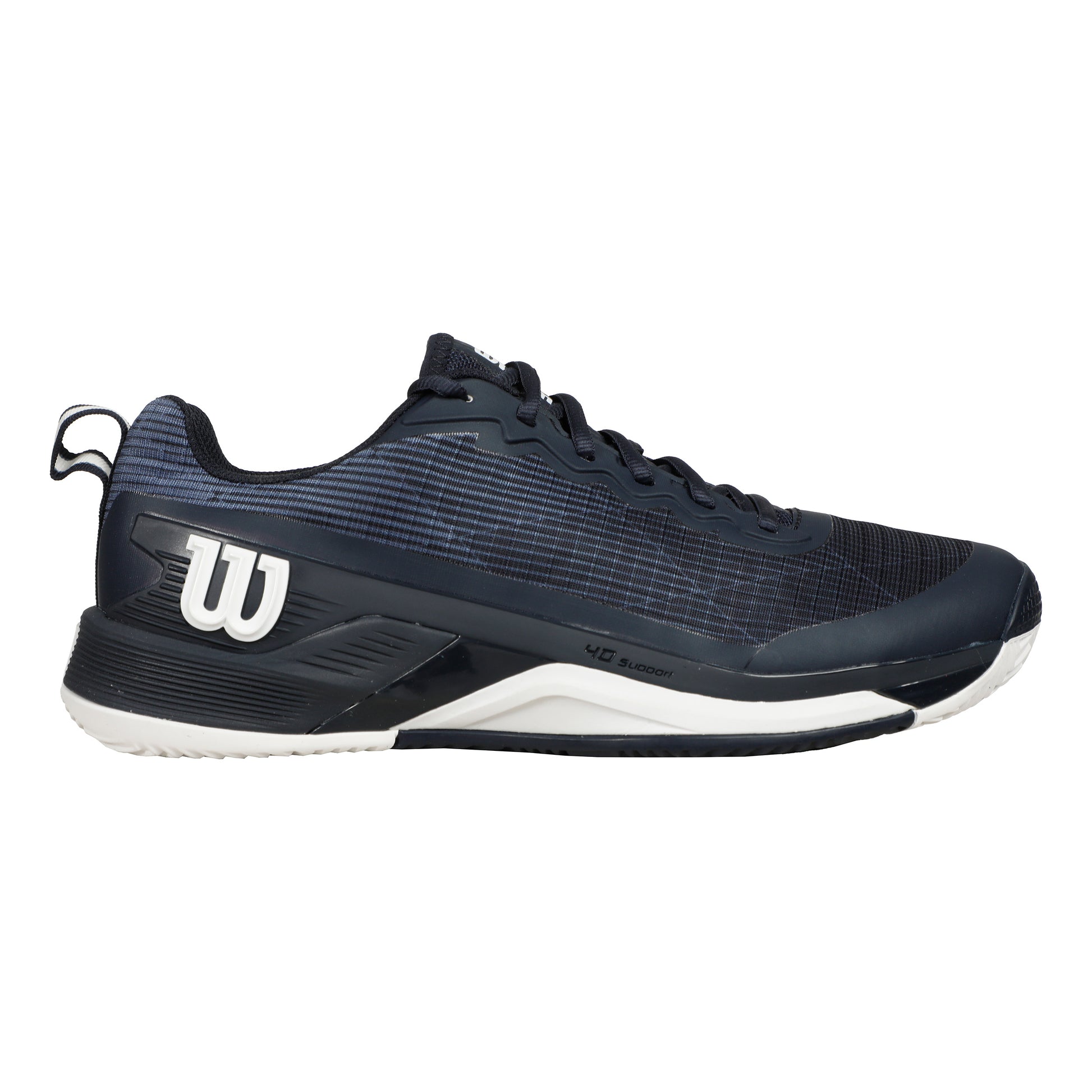Wilson Rush Pro 4.5 Gravelschoen Heren-Donkerblauw,Wit