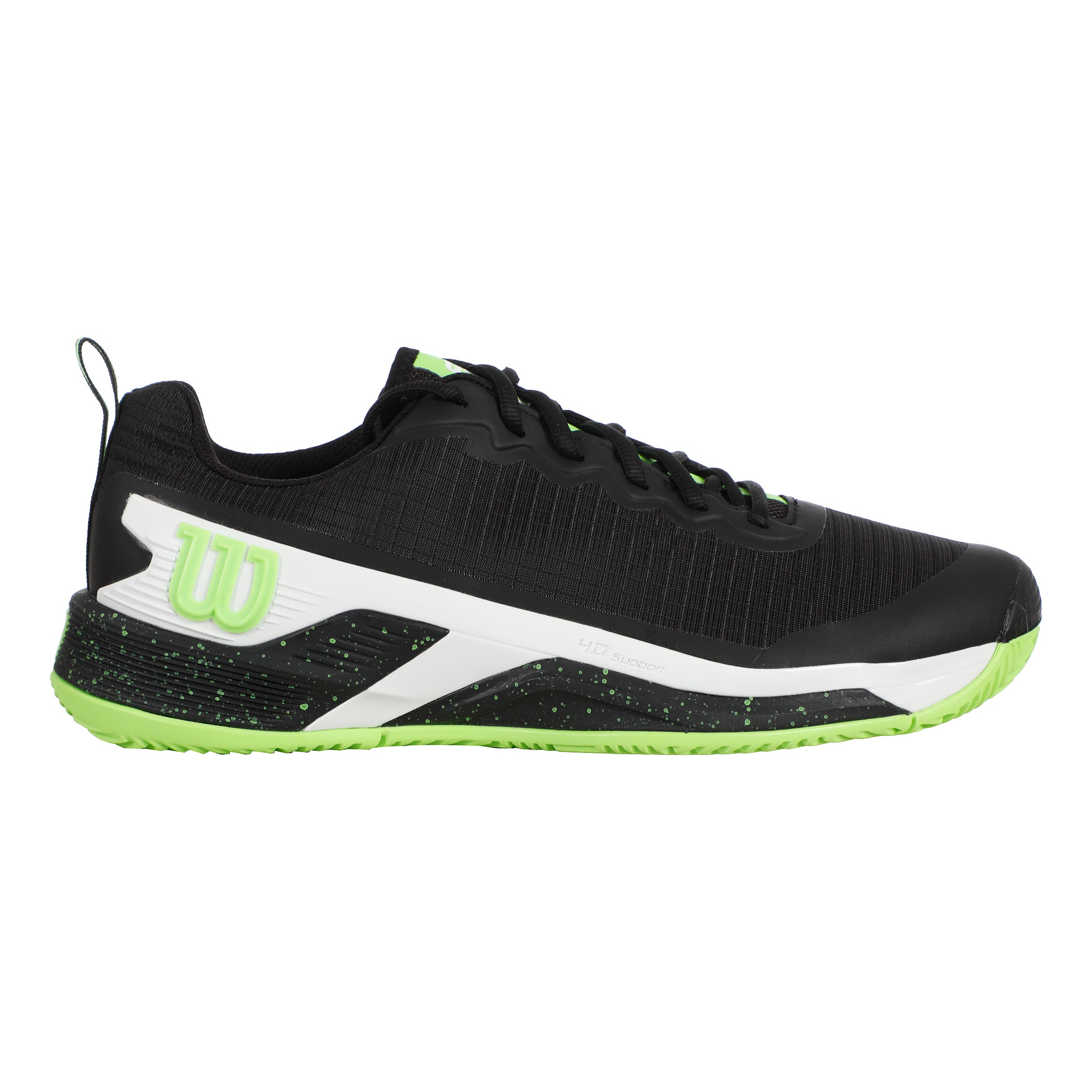 Wilson Rush Pro 4.5 Gravelschoen Heren-Zwart,Lichtgroen