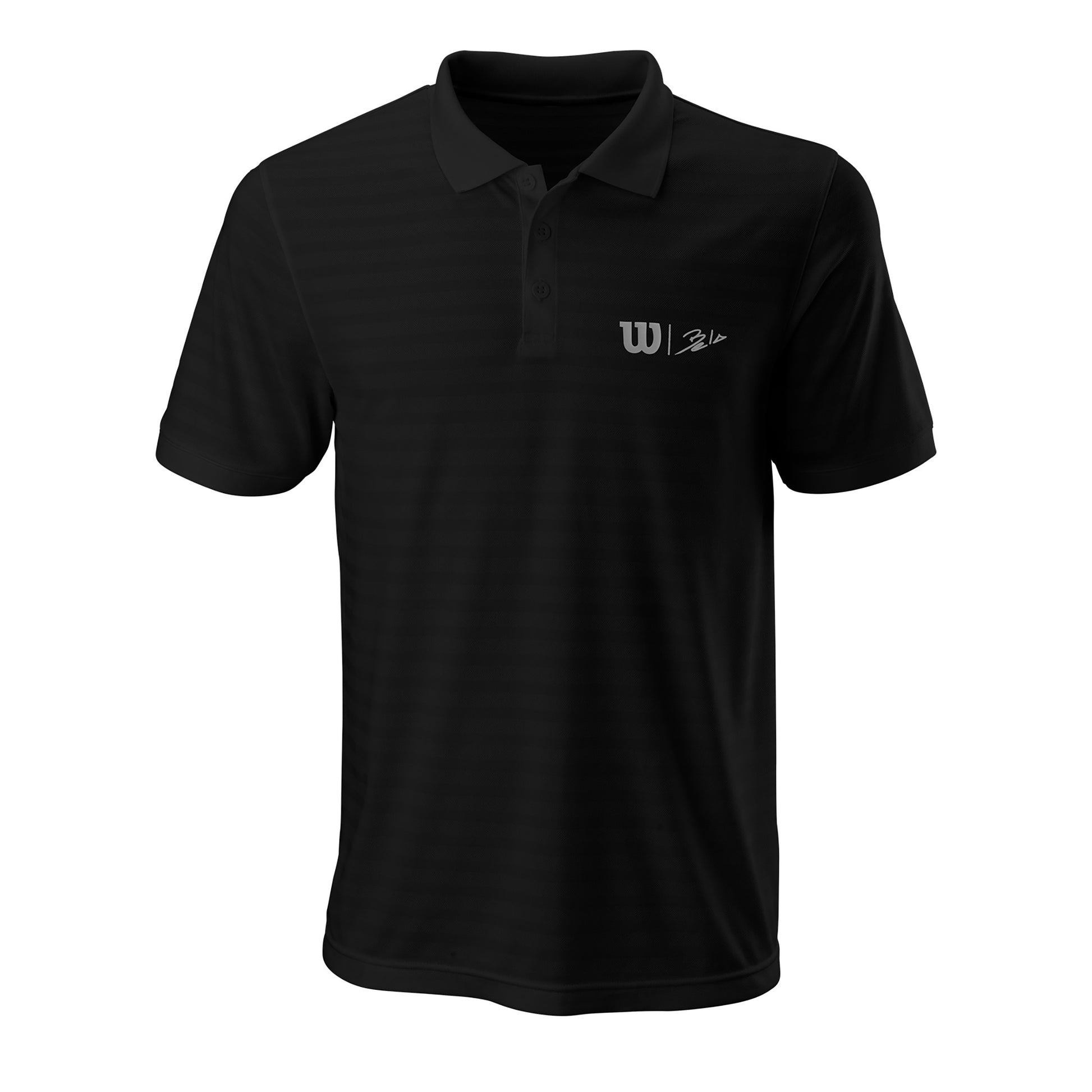 Wilson Bela Stripe II Polo Hommes-Noir