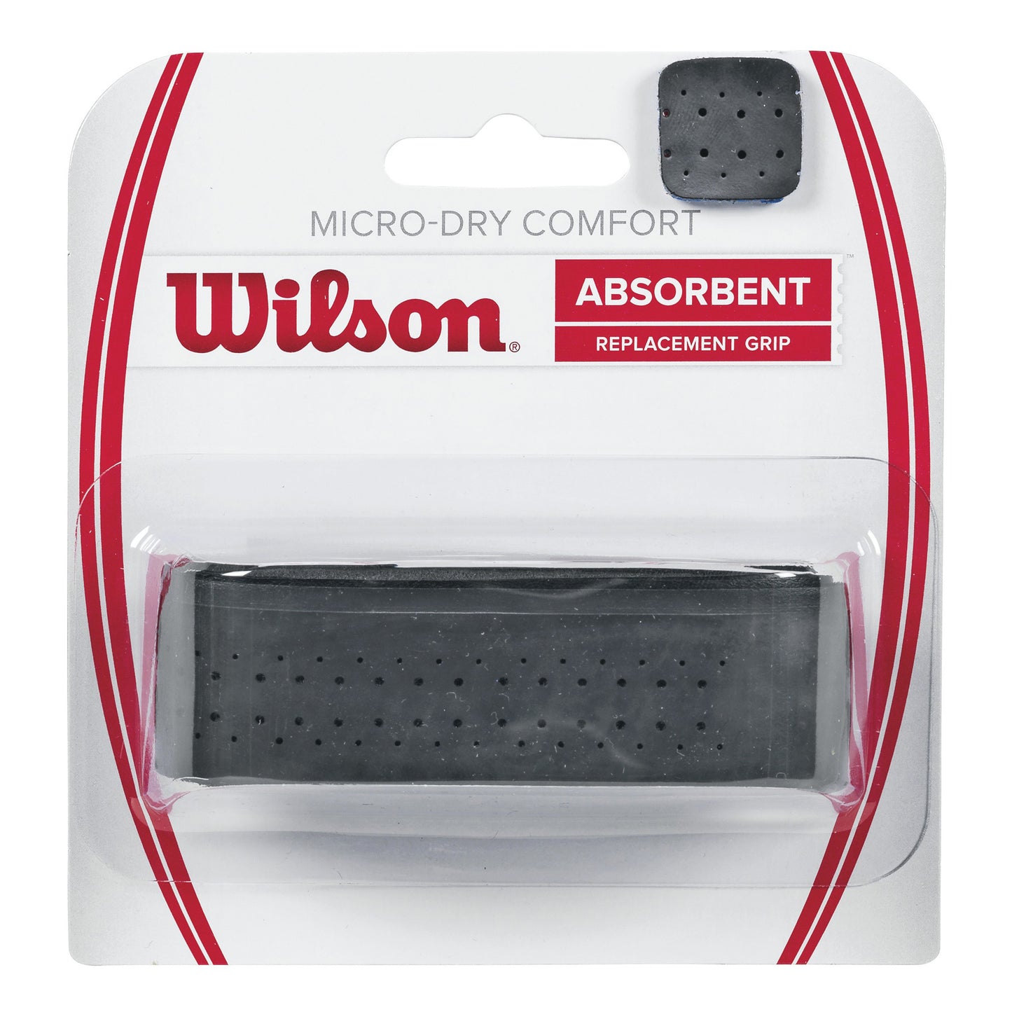 Wilson Micro-Dry Comfort Pack 1 Unité-Noir