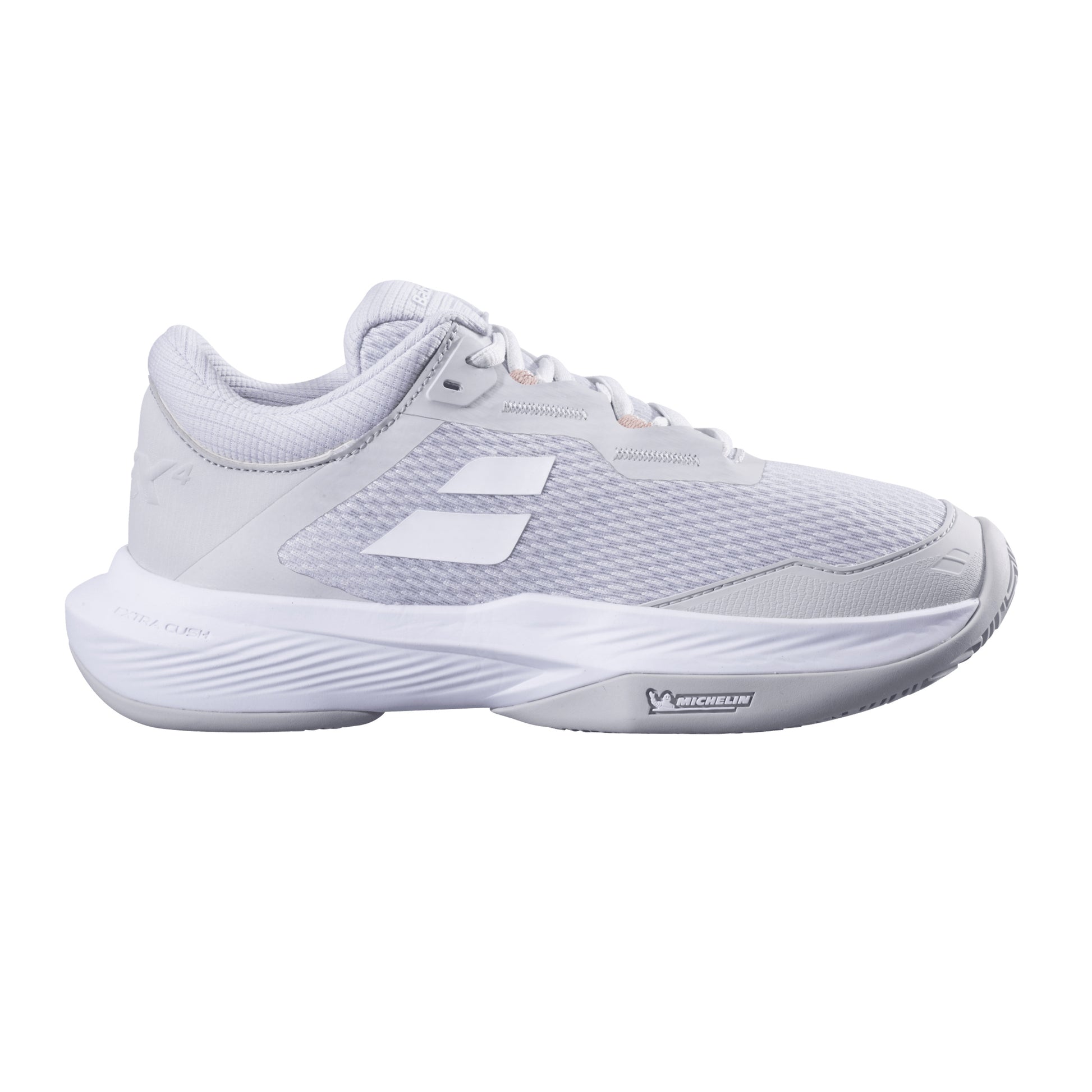 Babolat SFX 4 Chaussure Terre Battue Femmes-Gris Clair,Blanc