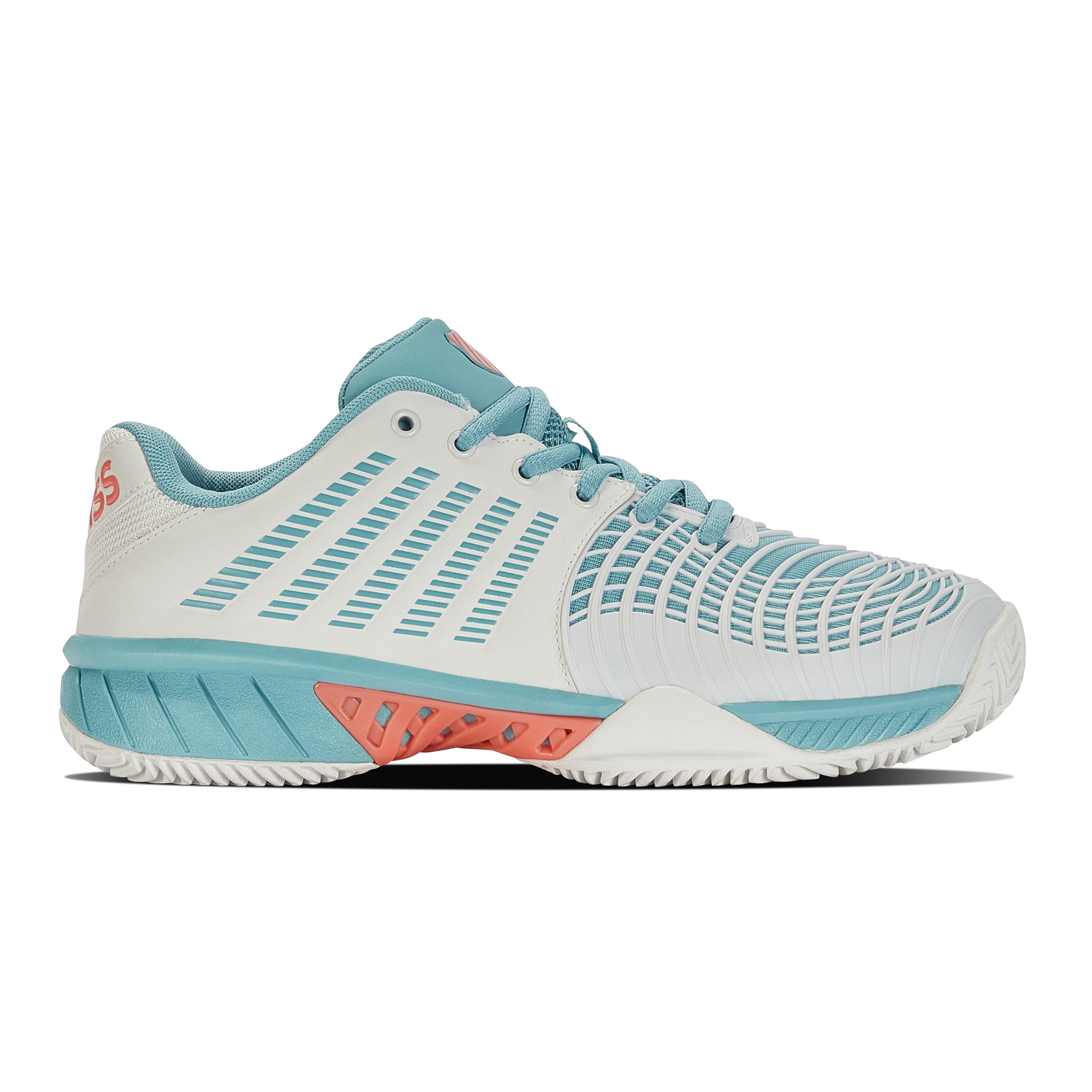 K-Swiss Express Light 3 Gravelschoen Dames - wit, mint