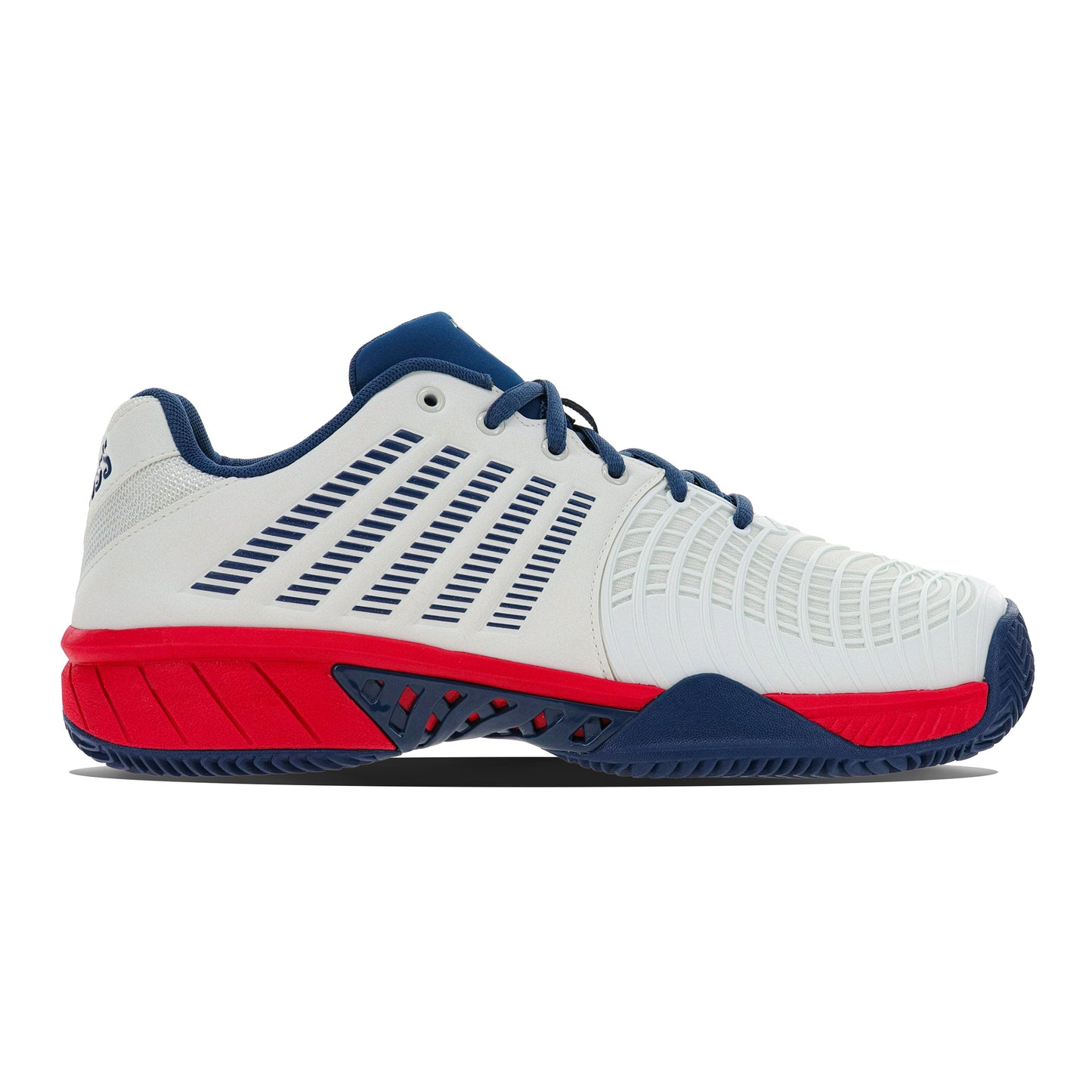 K-Swiss Express Light 3 Gravelschoen Heren - wit, rood