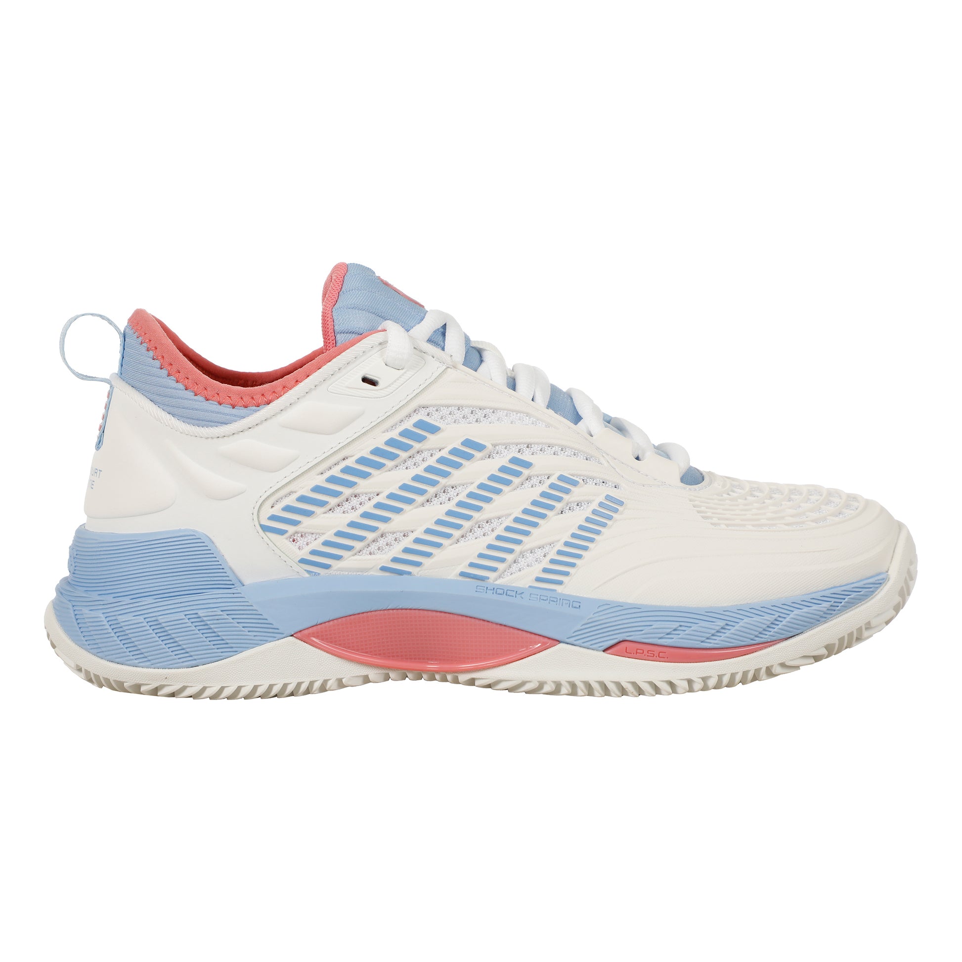 K-Swiss Hypercourt Supreme 2 Gravelschoen Dames - wit, lila
