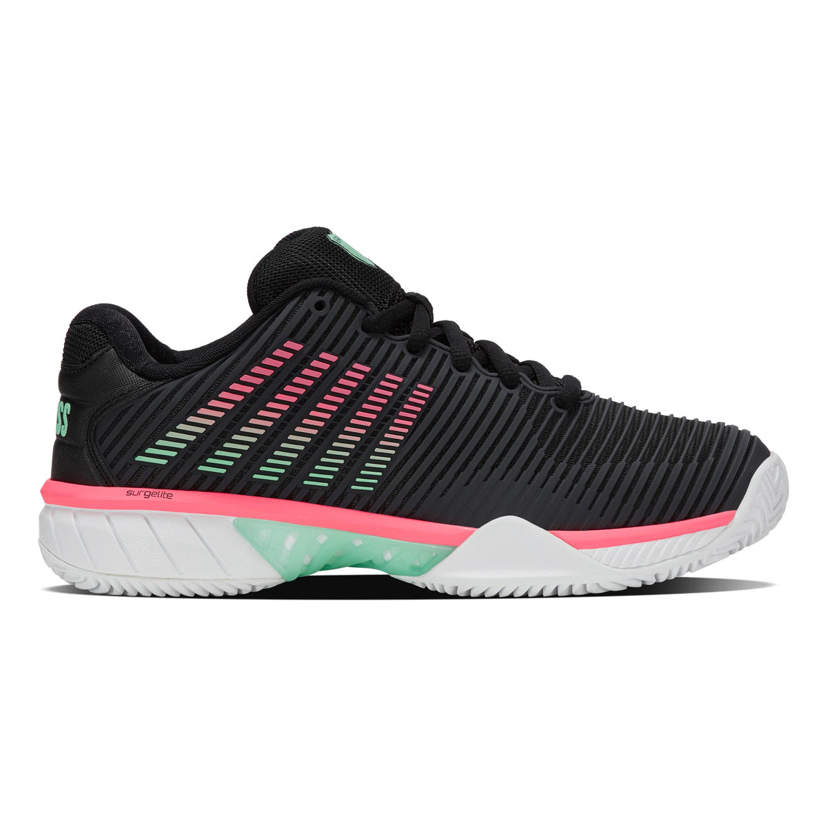 K-Swiss Hypercourt Express 2 Gravelschoen Dames-Zwart,Veelkleurig