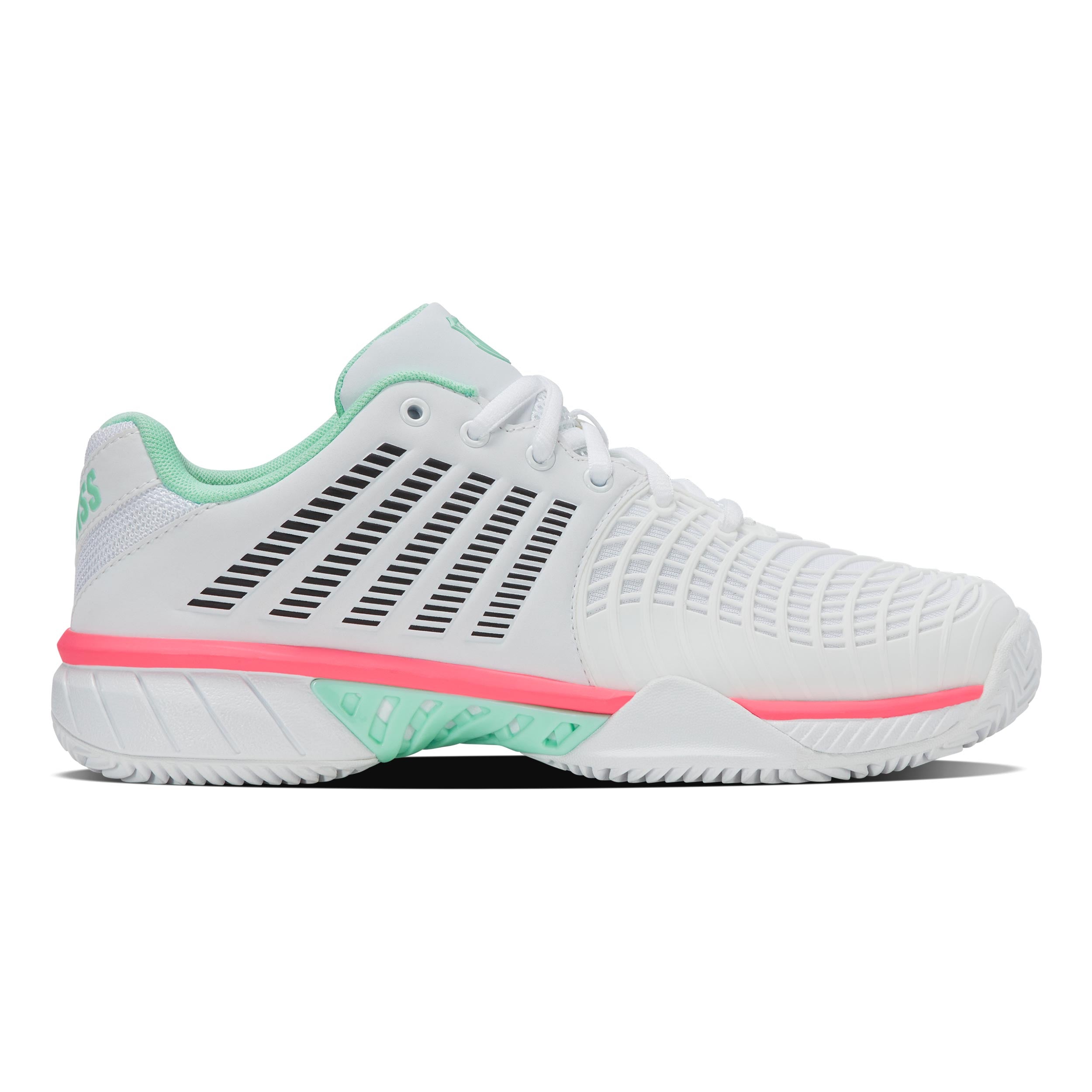 K-Swiss Express Light 3 Chaussure terre battue Femmes - blanc, turquoise