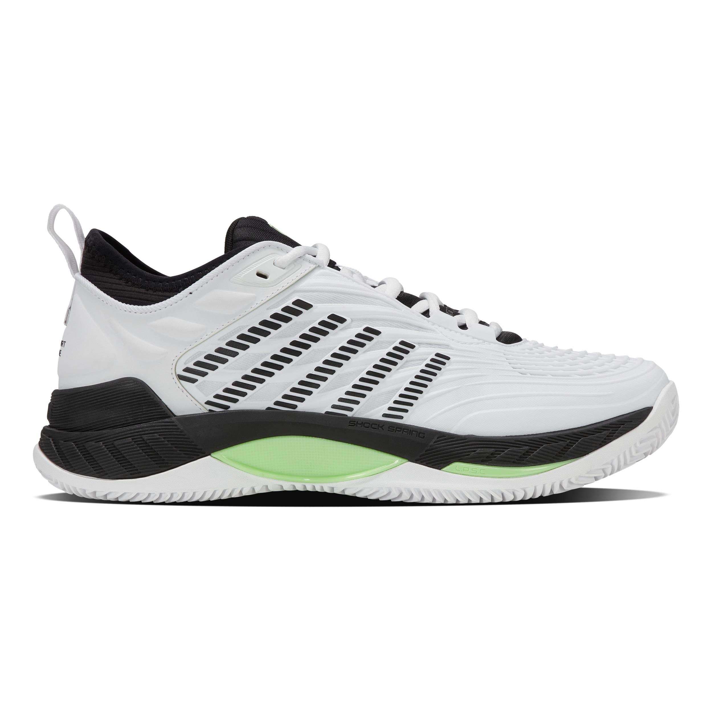 K-Swiss Hypercourt Supreme 2 Gravelschoen Heren-Wit,Groen