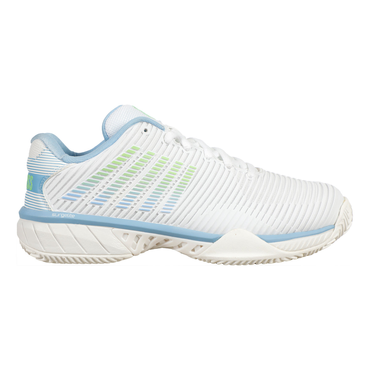 K-Swiss Hypercourt Express 2 Gravelschoen Dames-Wit,Lichtblauw