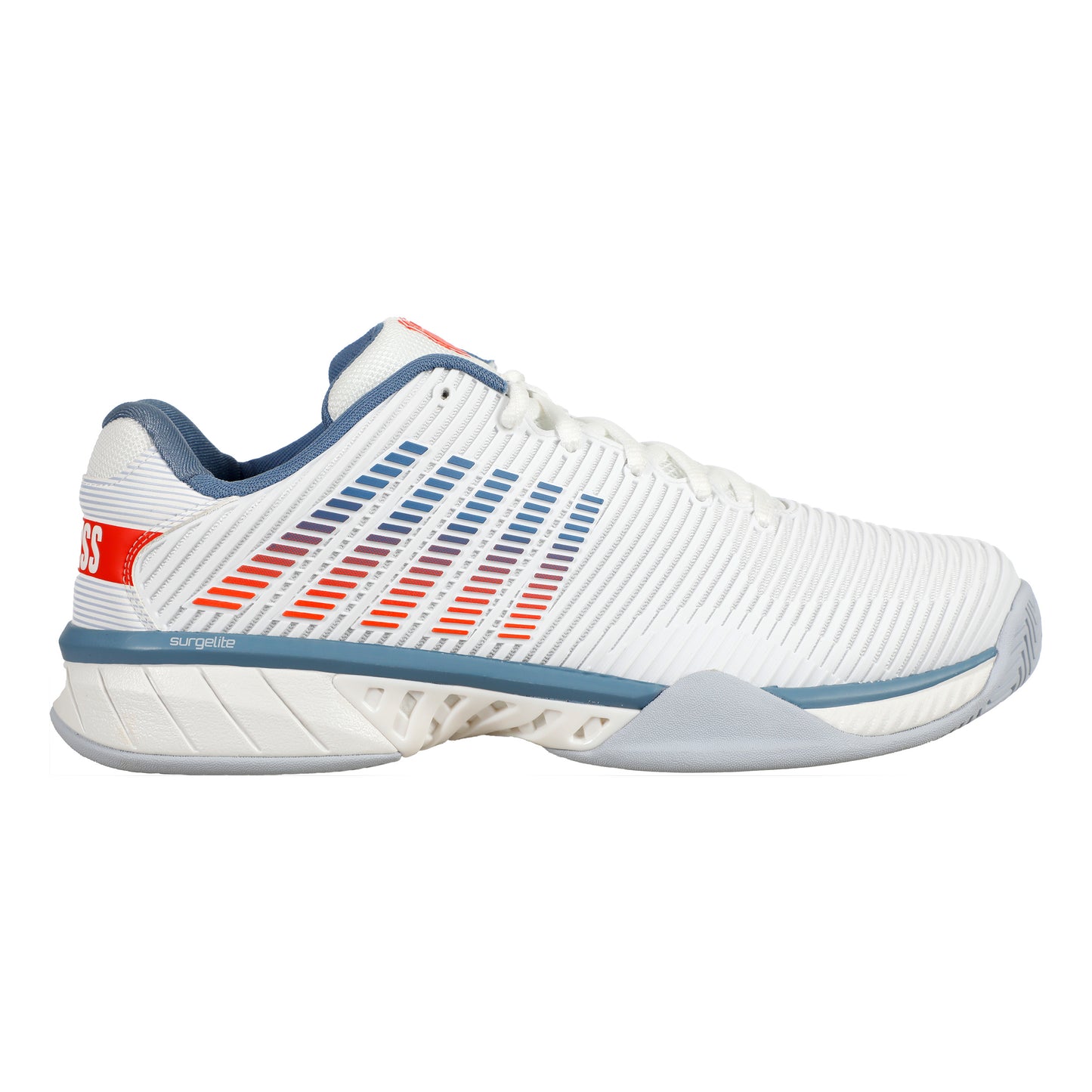 K-Swiss Hypercourt Express 2 Chaussures Toutes Surfaces Hommes-Blanc,Bleu Clair
