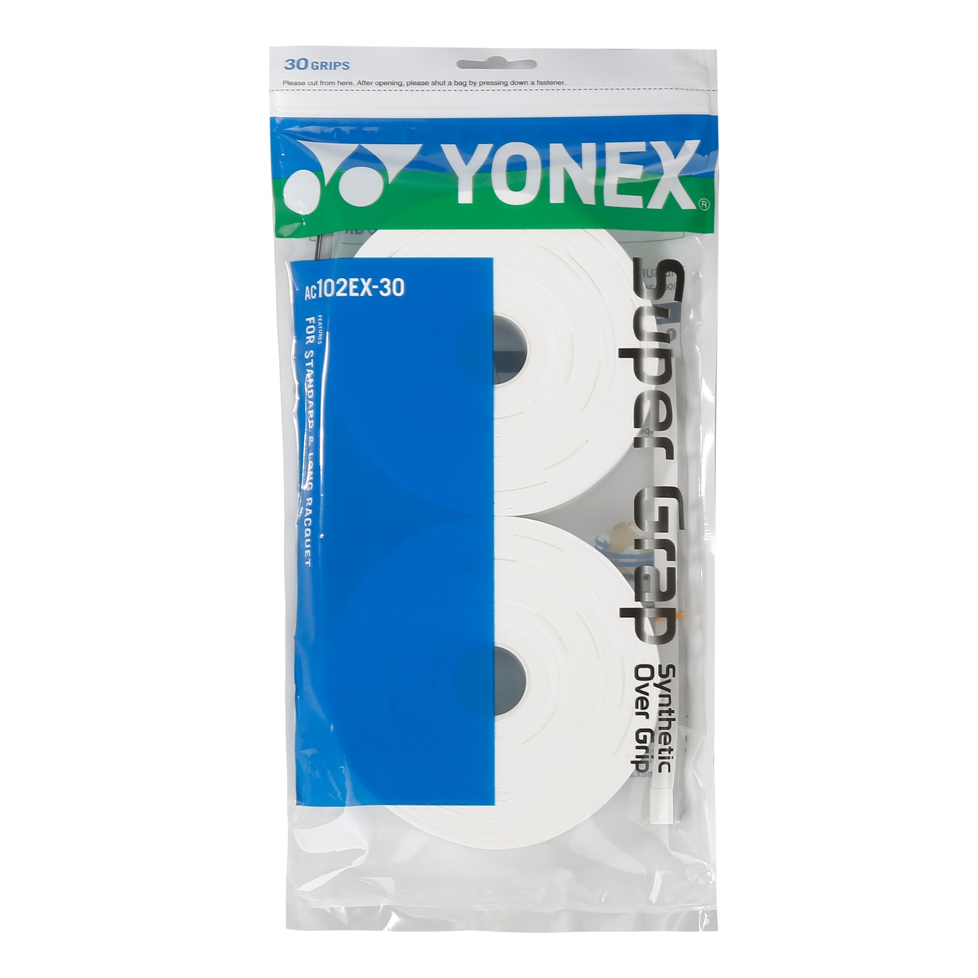 Yonex Super Grap Verpakking 30 Stuks-Wit