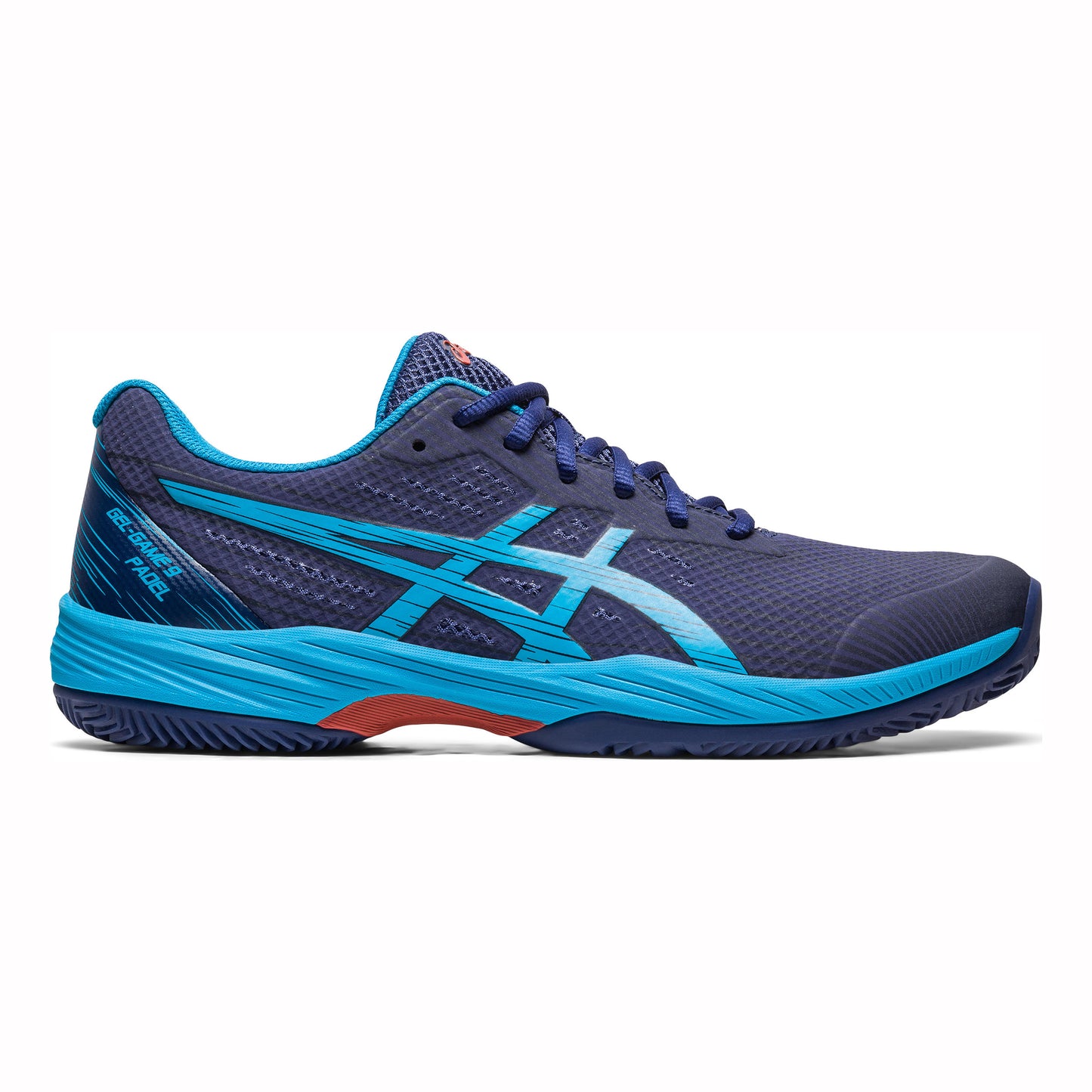 ASICS Gel-Game 9 Padel schoen Heren - donkerblauw, turkoois