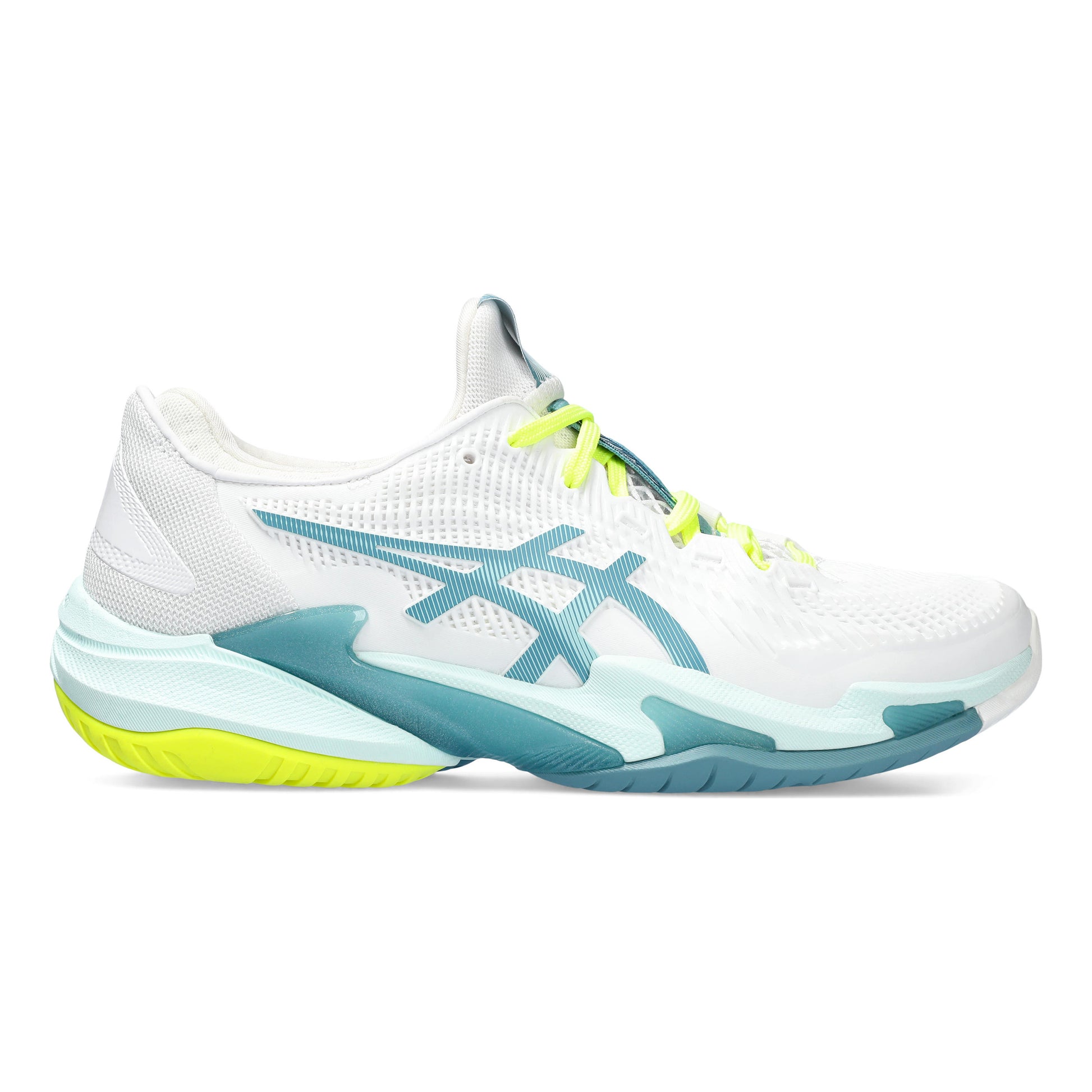 ASICS Court FF 3 Allcourt schoen Dames - wit, petrolblauw