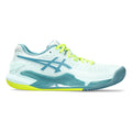 Gel-Resolution 9 Chaussure terre battue Femmes - menthe, bleu petrol